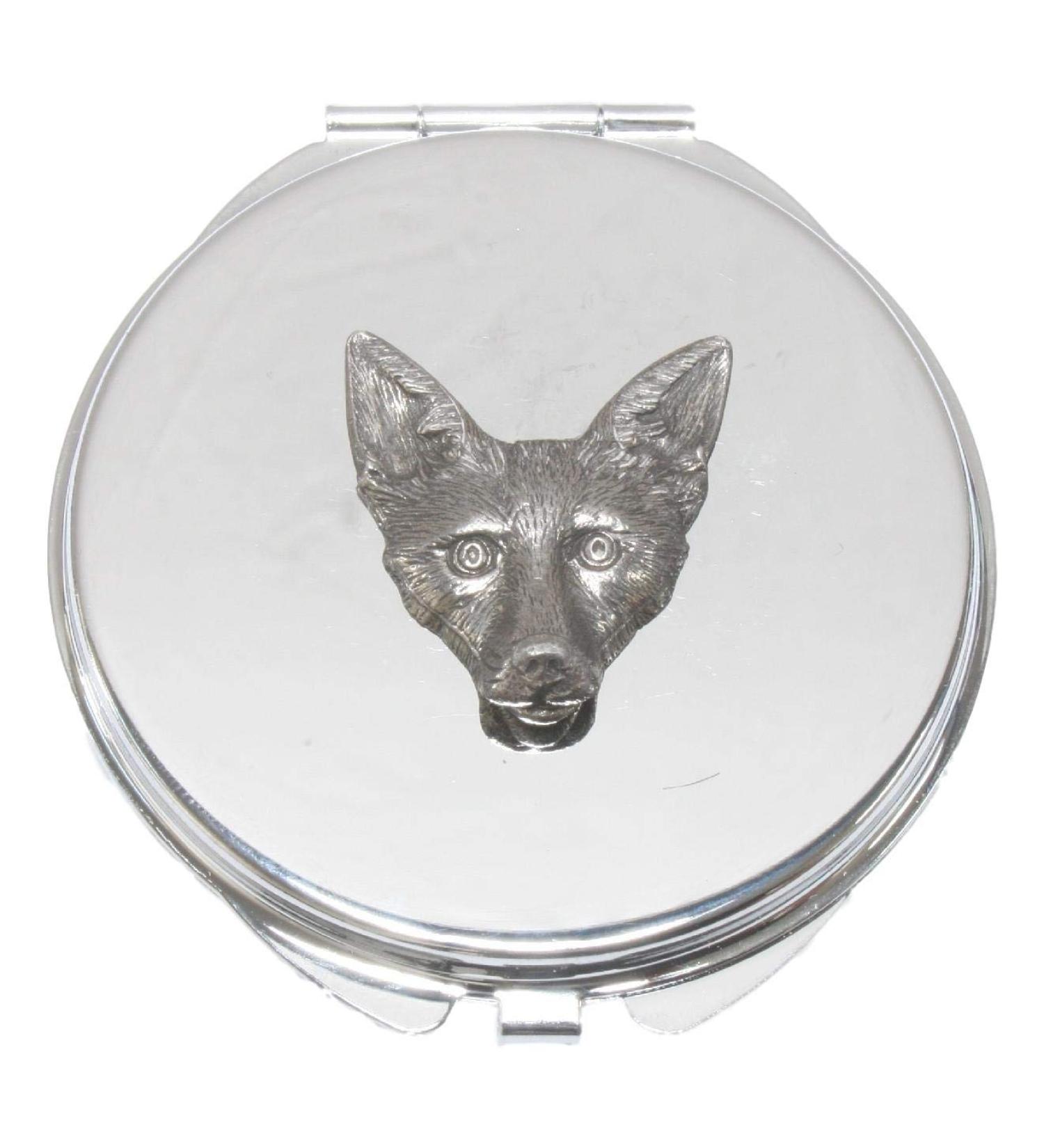 Fox Face Compact Mirror Handbag Gift With Free Engraving 140 - Buy Online on GoSupps.com