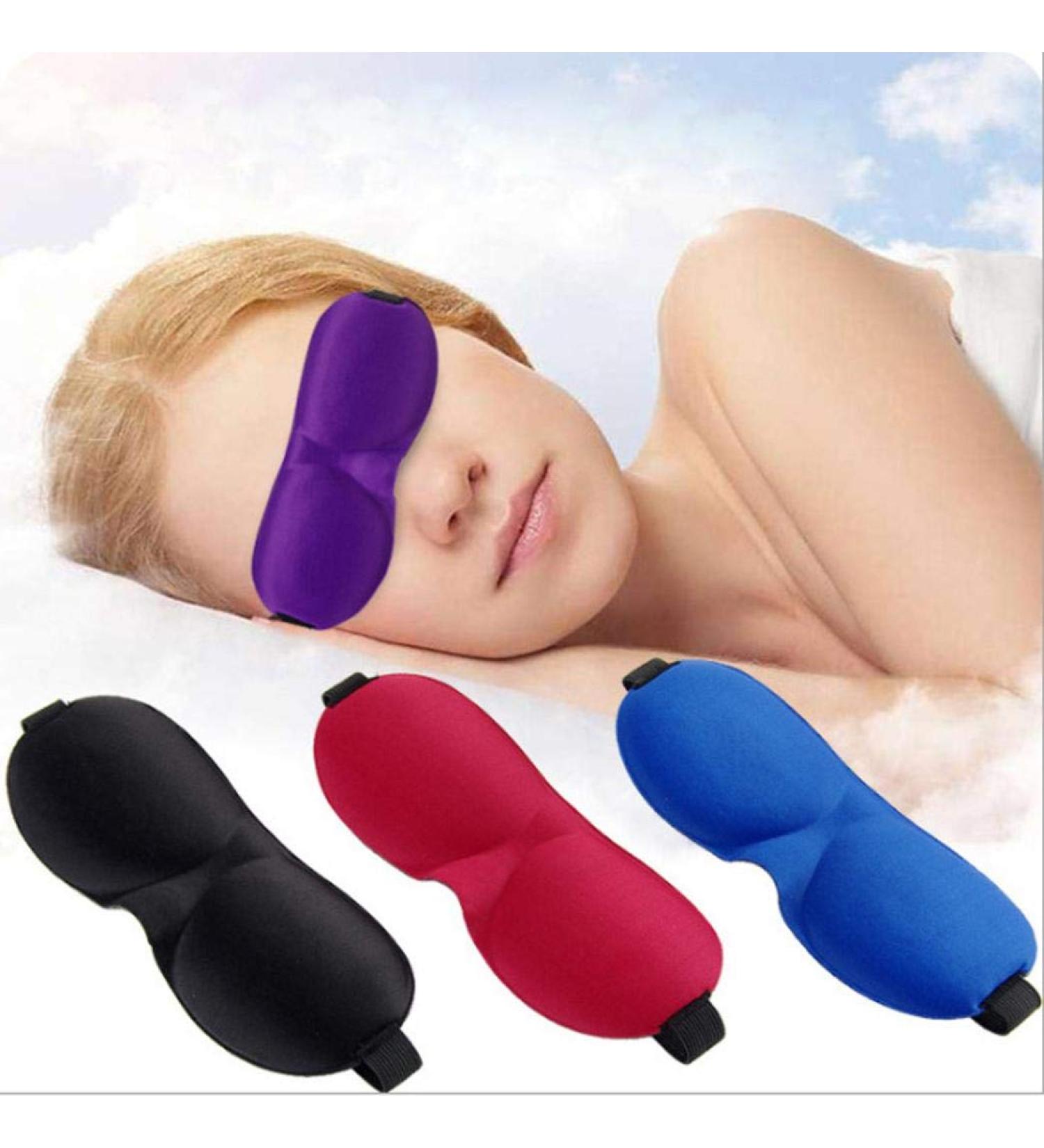 Eye Mask for Sleeping WensLTD 3D Eye Mask Shade Cover Rest Sleep Eyepatch Blindfold Shield Travel Sleeping Aid (A)