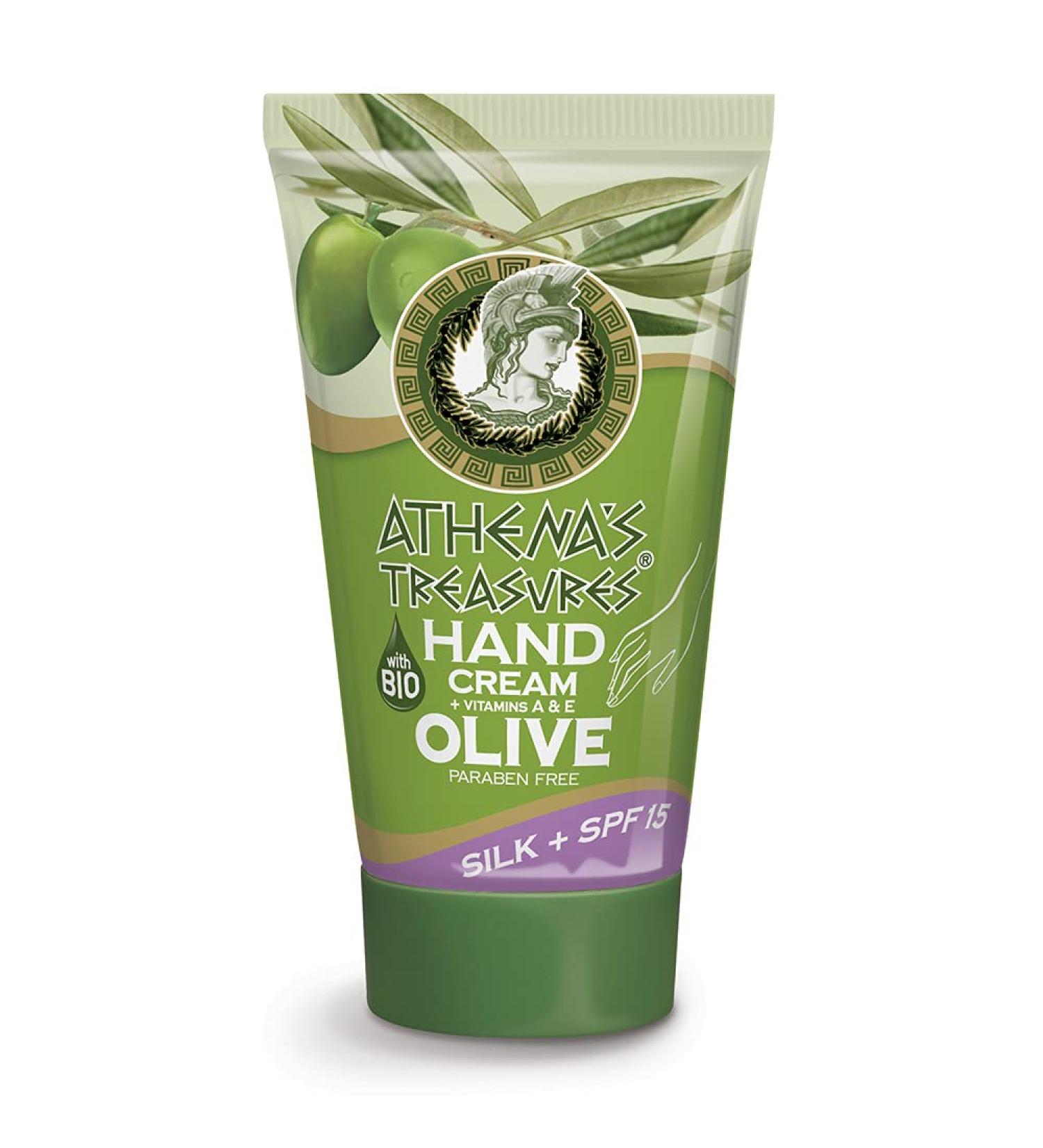 Pharmaid Athens Treasures Hand Cream - Silk Protein & SPF15 - 100ml | International Shipping Available - Buy Online on GoSupps.com