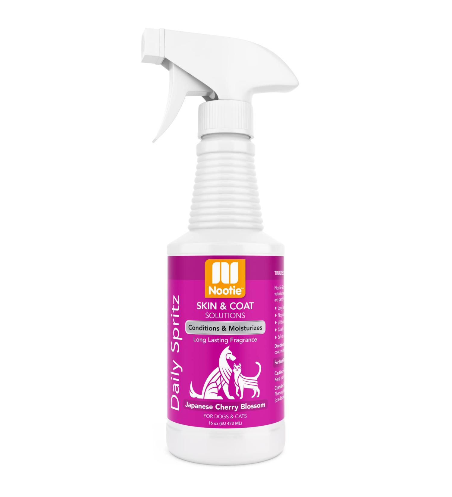 Nootie Daily Spritz Japanese Cherry Blossom Pet Conditioning Spray 16 oz 473.2 ml (Pack of 1) - Buy Online on GoSupps.com