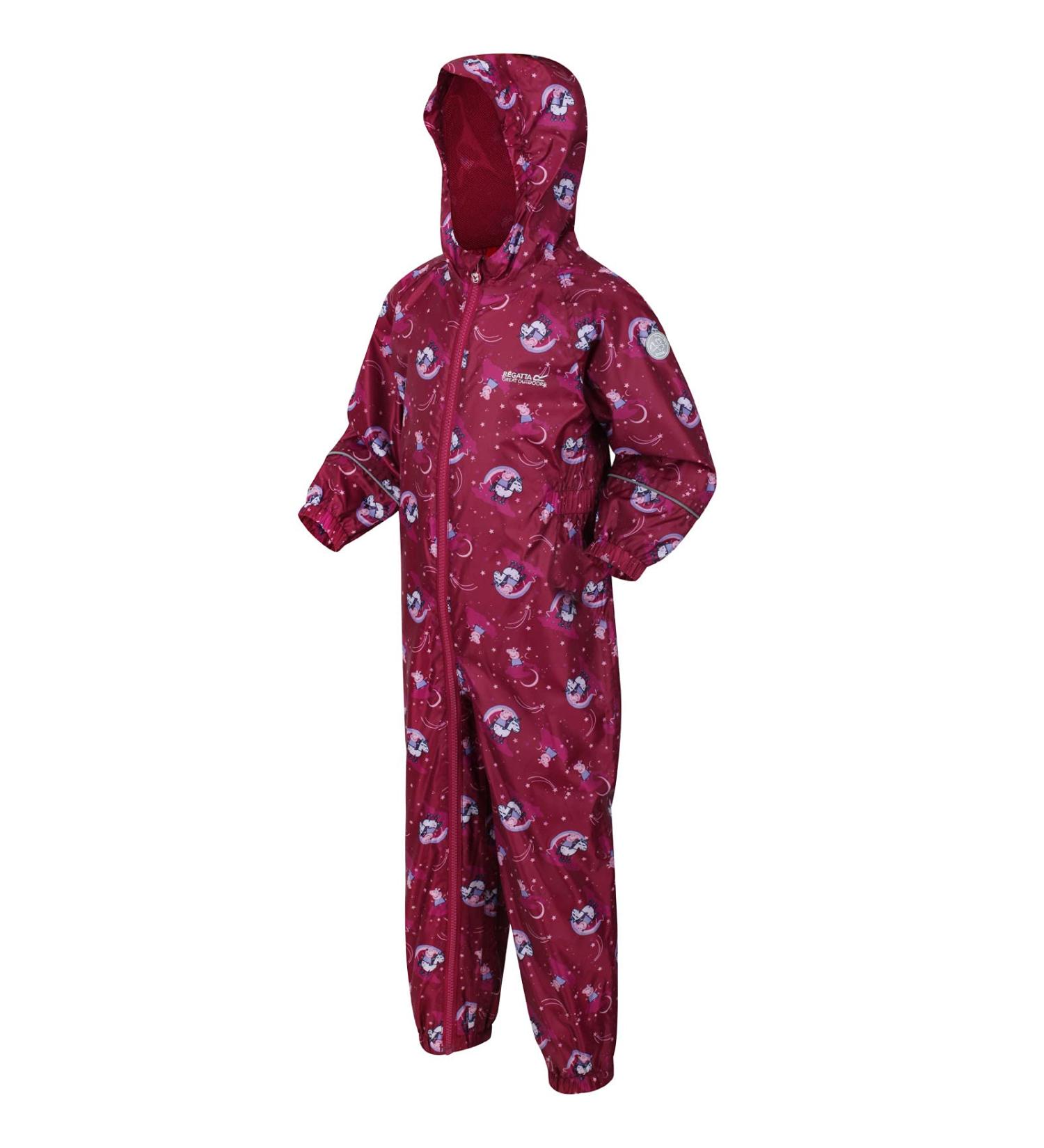 Regatta Unisex Baby Peppa Pobble Snowsuit 4 Years Raspberry
