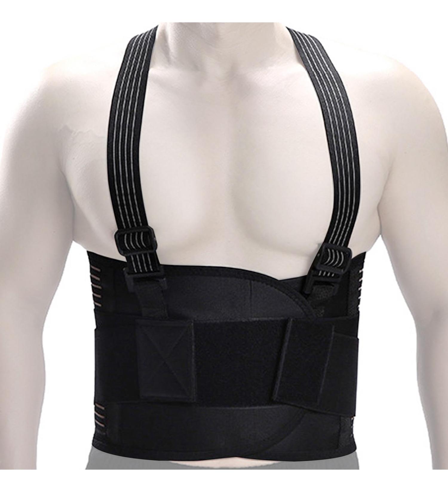 Work Back Brace - Elastic Back Brace For Lower Back - Lower Back Brace Posture Corrector Protector All-Round Waist Protection Xl - Buy Online on GoSupps.com