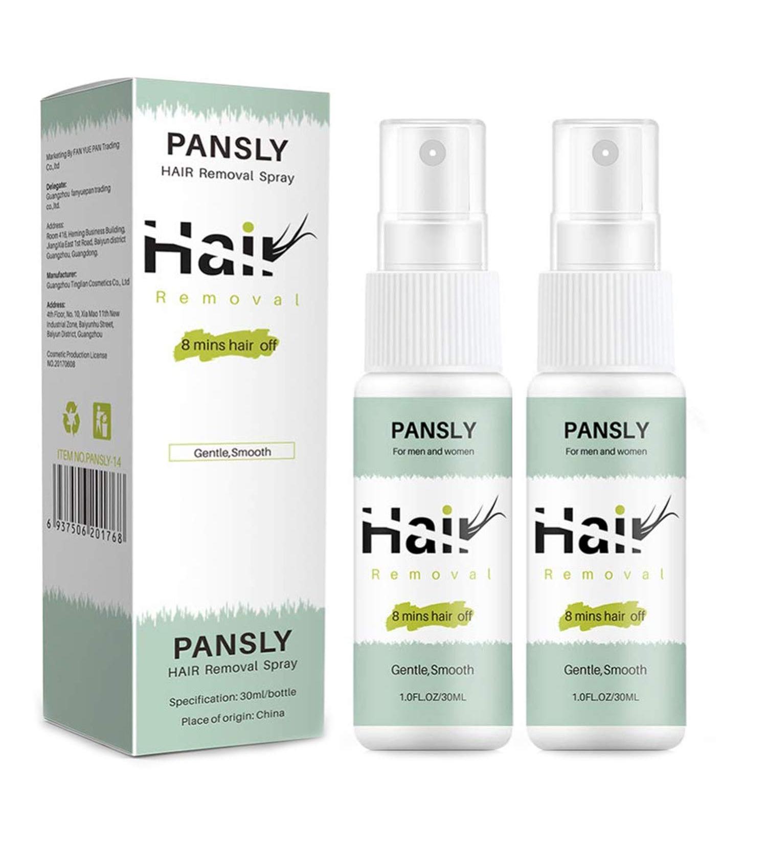 8 Mins Hair Off Hair Removal Cream - Face, Body, Pubic Hair Depilatory - Painless Hair Removal Spray for Beard, Bikini, Legs, Armpit - Buy Online on GoSupps.com