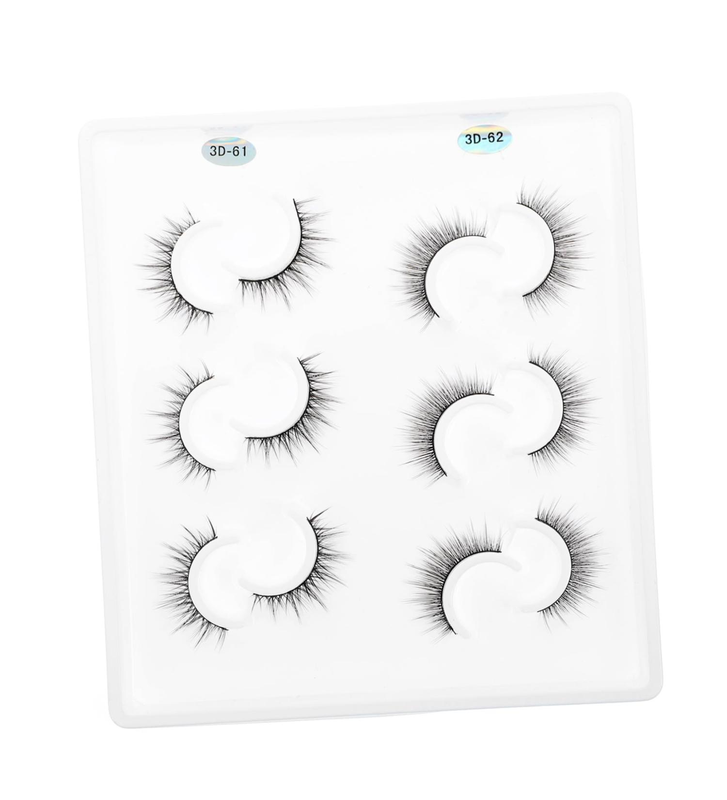 POPETPOP False Eyelashes 6 Pairs Natural Eyelashes Girls Beauty Cosmetics Realistic False Eyelashes - Buy Online on GoSupps.com