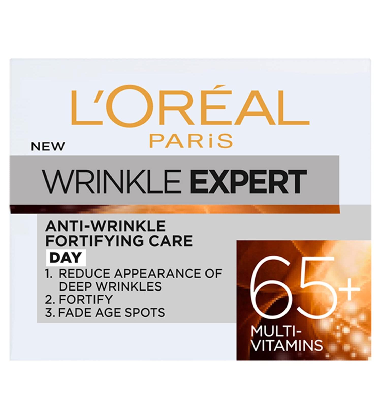 L'Oreal Wrinkle Expert Fortifying Skin Care for 65 Plus Years 50ml 50 ml (Pack of 1) Day Cream - Buy Online on GoSupps.com