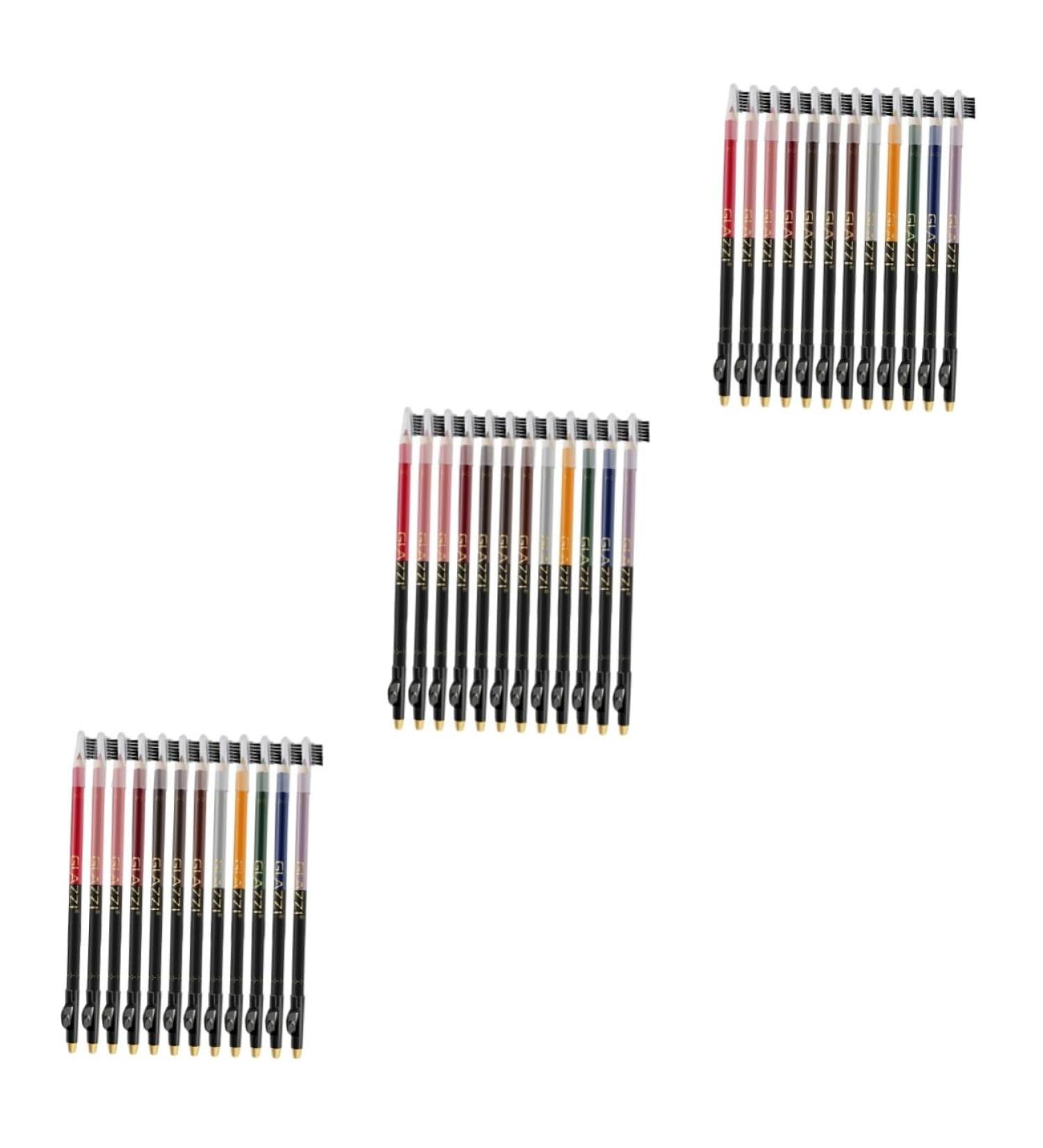 Beavorty 36 Pcs Lip Liner Eyeliner Eyebrow Pen Make up Lip Liners Pencil Makeup Supplies Lasting Gel 1 count (Pack of 1) Assorted Colorx3pcs - Buy Online on GoSupps.com