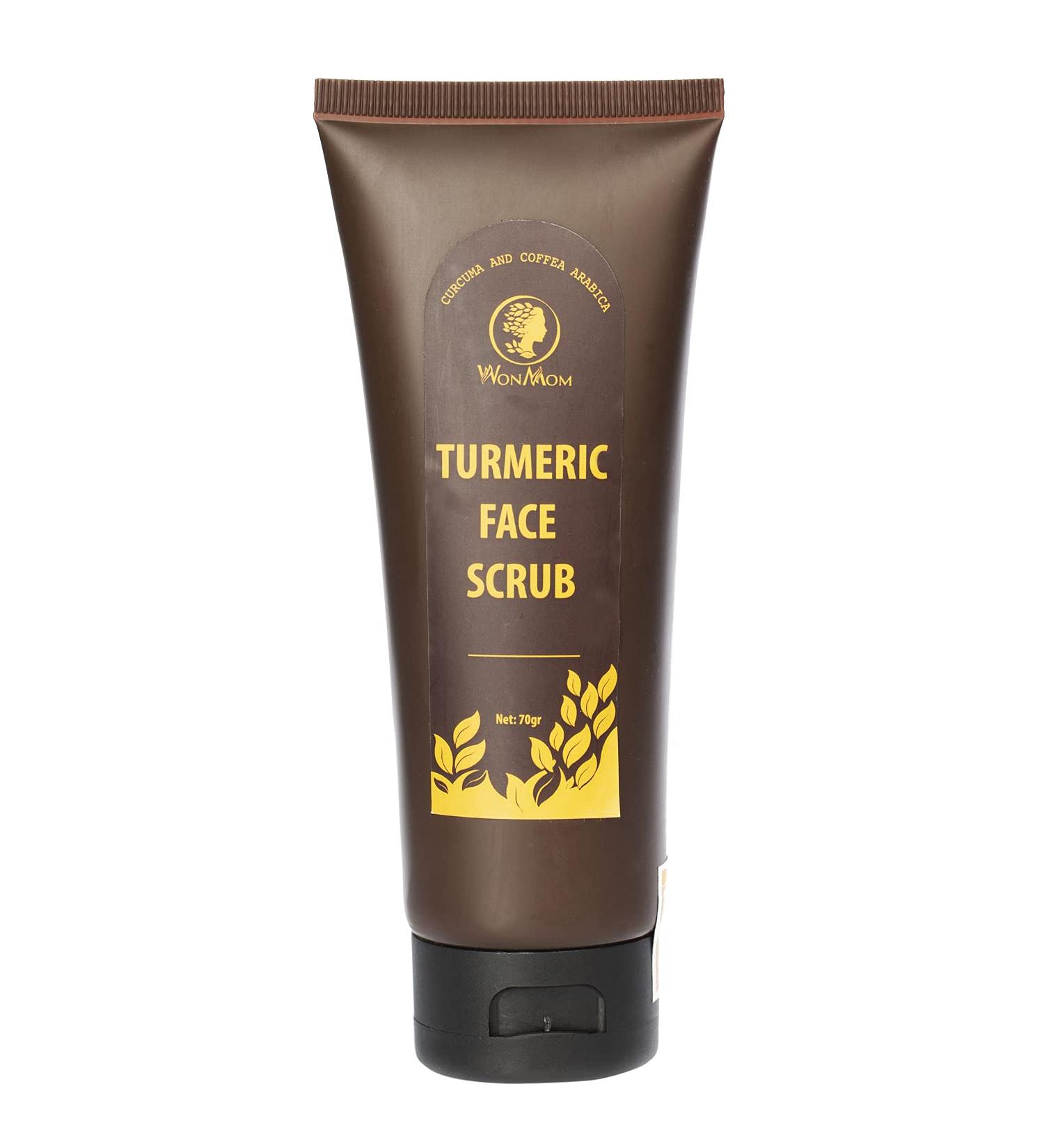 Organic Turmeric Face Scrub - 9 Month Harvest 2.5 oz | International Shipping - Buy Online on GoSupps.com