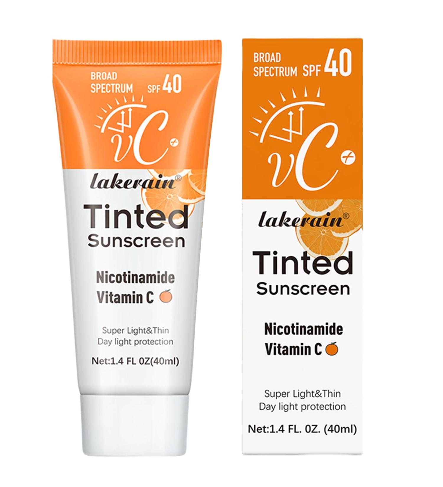 Dongcill Vitamin C Sunscreen Sun Protection & Care Ultra Lotion SPF 40 Protects and corrects sun damage For face & neck For all skin types 40 ml - Buy Online on GoSupps.com