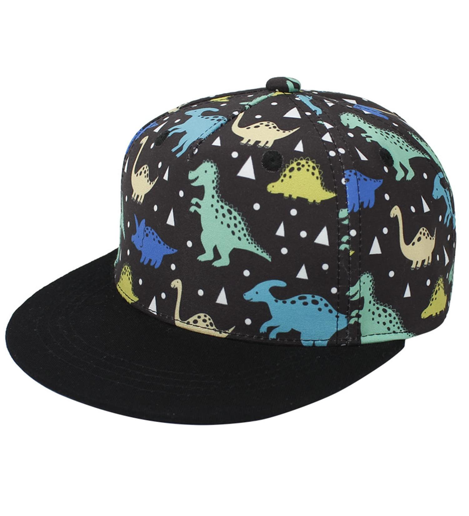 XYIYI Kids Cotton Baseball Cap | Adjustable Sun Hat for Boys 4-8 Years | Dinosaur Trucker Sport Visor Cap - Buy Online on GoSupps.com