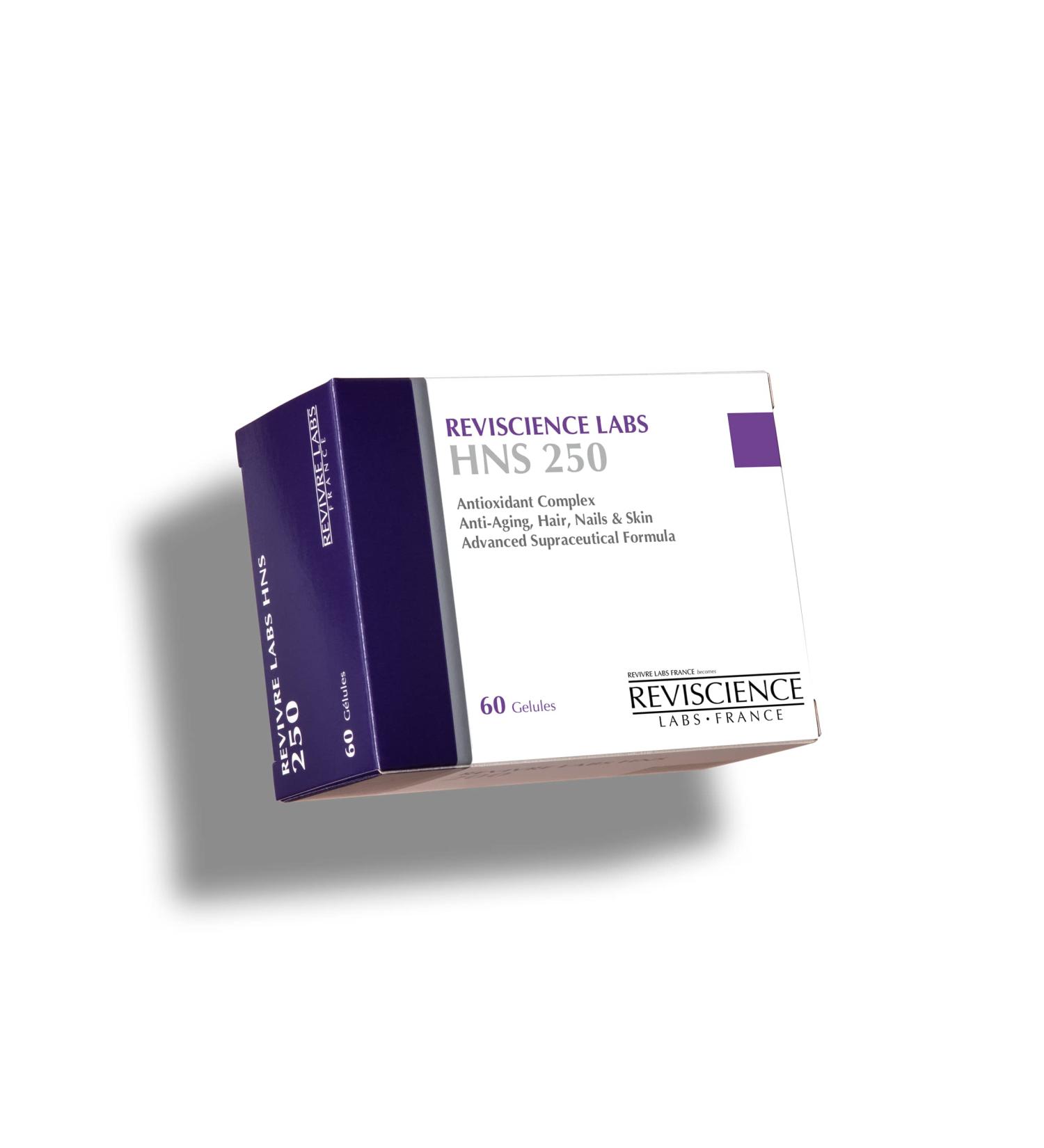 Reviscience Labs HNS 250 - Integral oral beauty treatment - Food supplements hair nails skin antioxidant - Buy Online on GoSupps.com