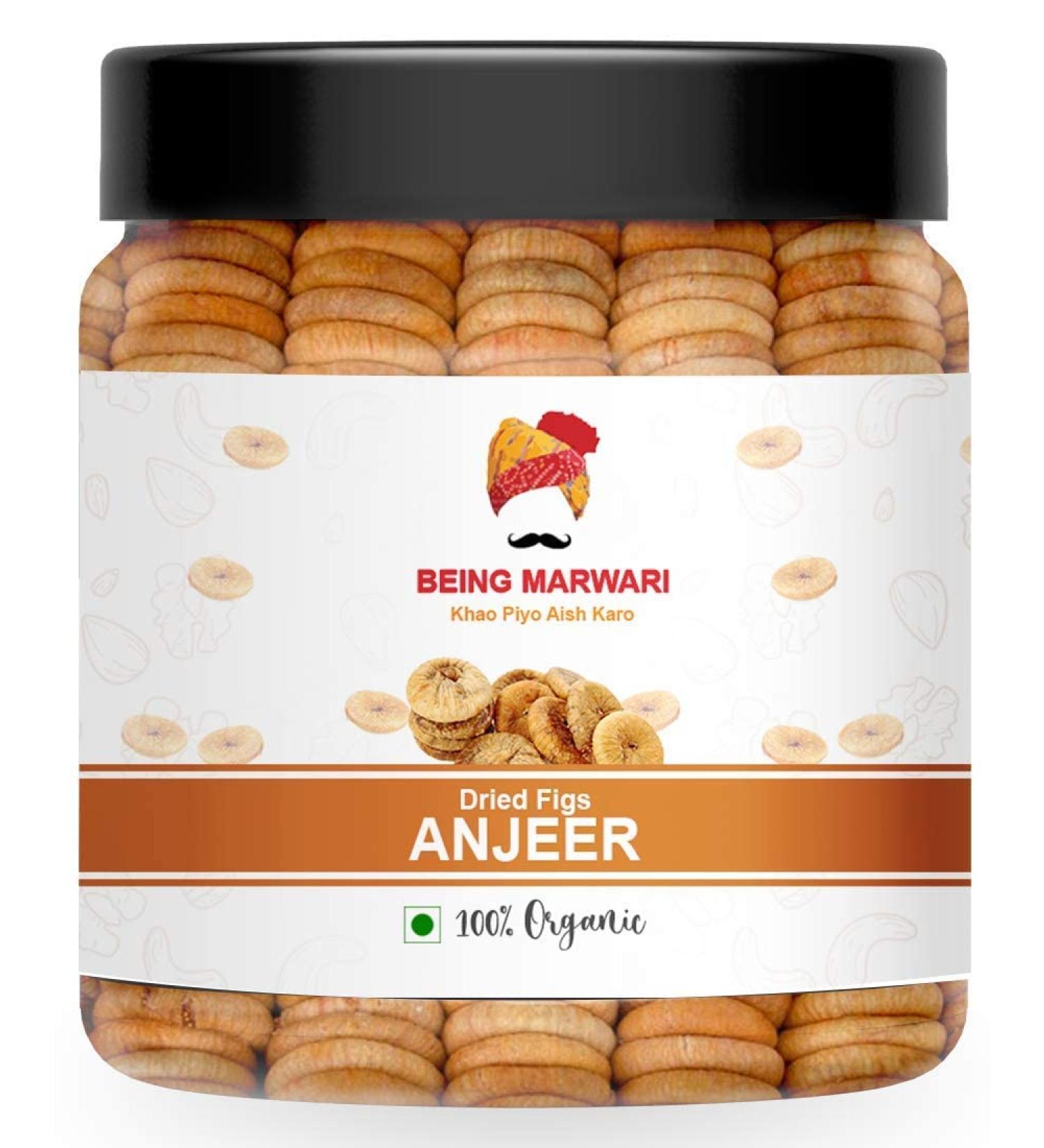 Being Marwari Premium Afghani Anjeer - 250g | Dried Figs_Packing May Vary - Buy Online on GoSupps.com