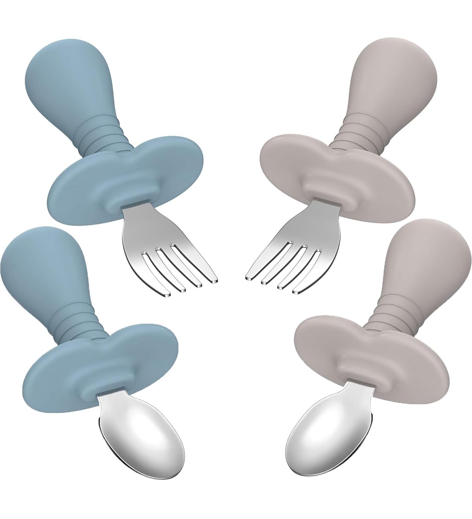 Silicone Baby Dishes Set - 8 BPA Free Children's Suction Cup Plates Bowls Cups & Spoons for Safe International Dining - Buy Online on GoSupps.com