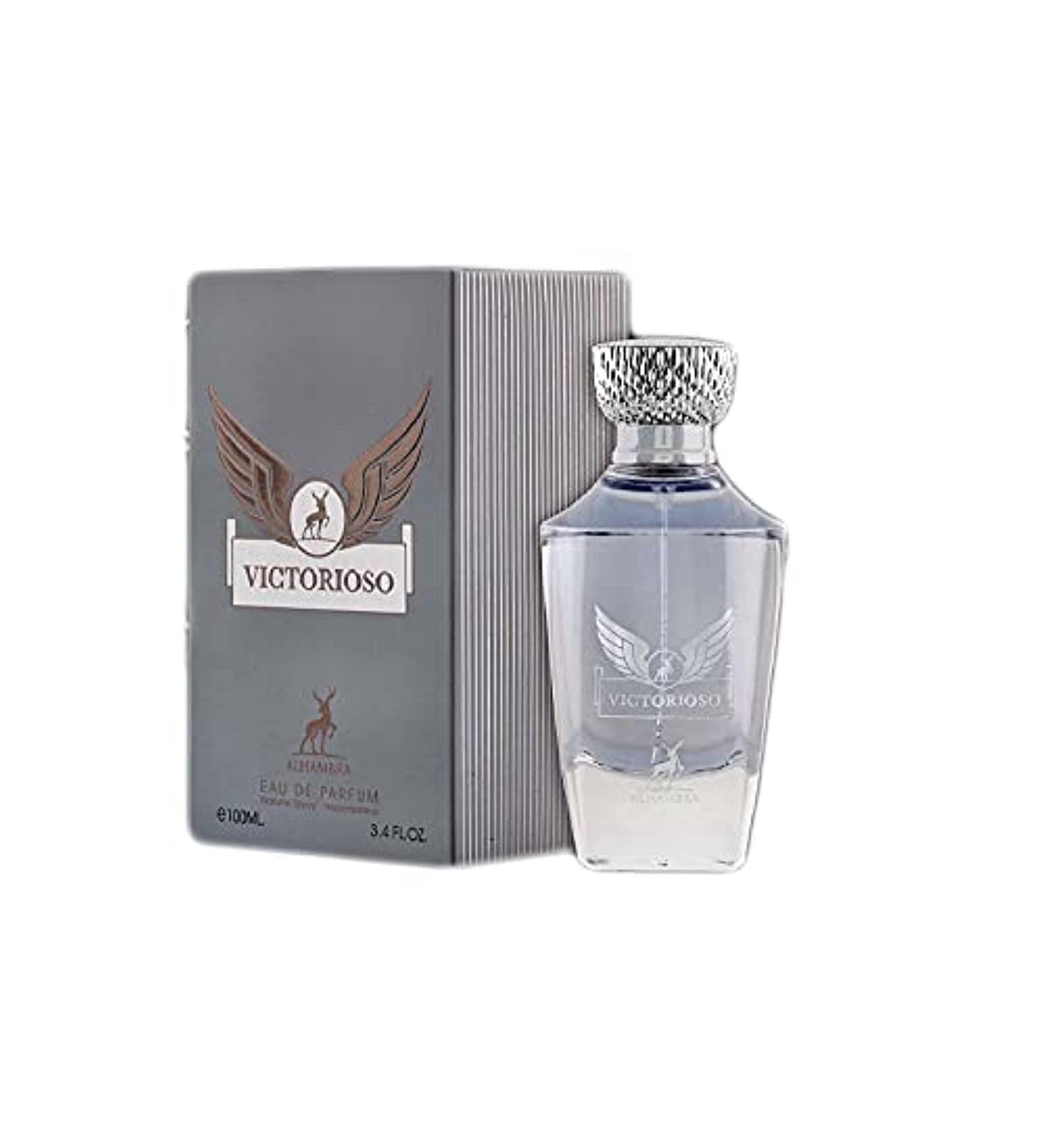 Maison Alhambra Victorioso for Men - 3.4 oz EDP Spray Spicy 3.4 Fl Oz (Pack of 1) - Buy Online on GoSupps.com