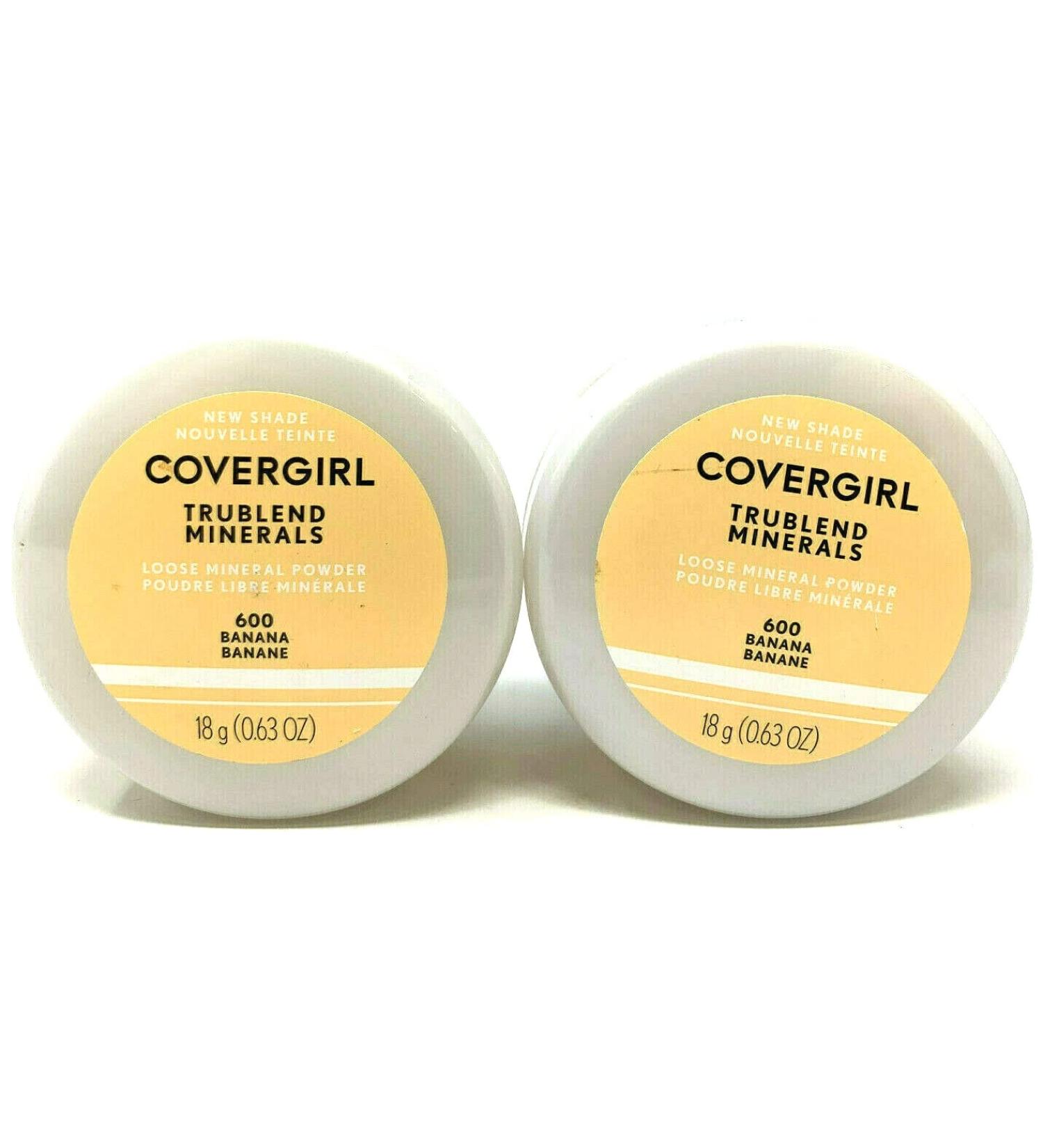 COVERGIRL COVERGIRL trublend loose mineral powder transclucent 0.63oz pack of 2 0.63 Ounce Banana 0.63 Ounce (Pack of 2)