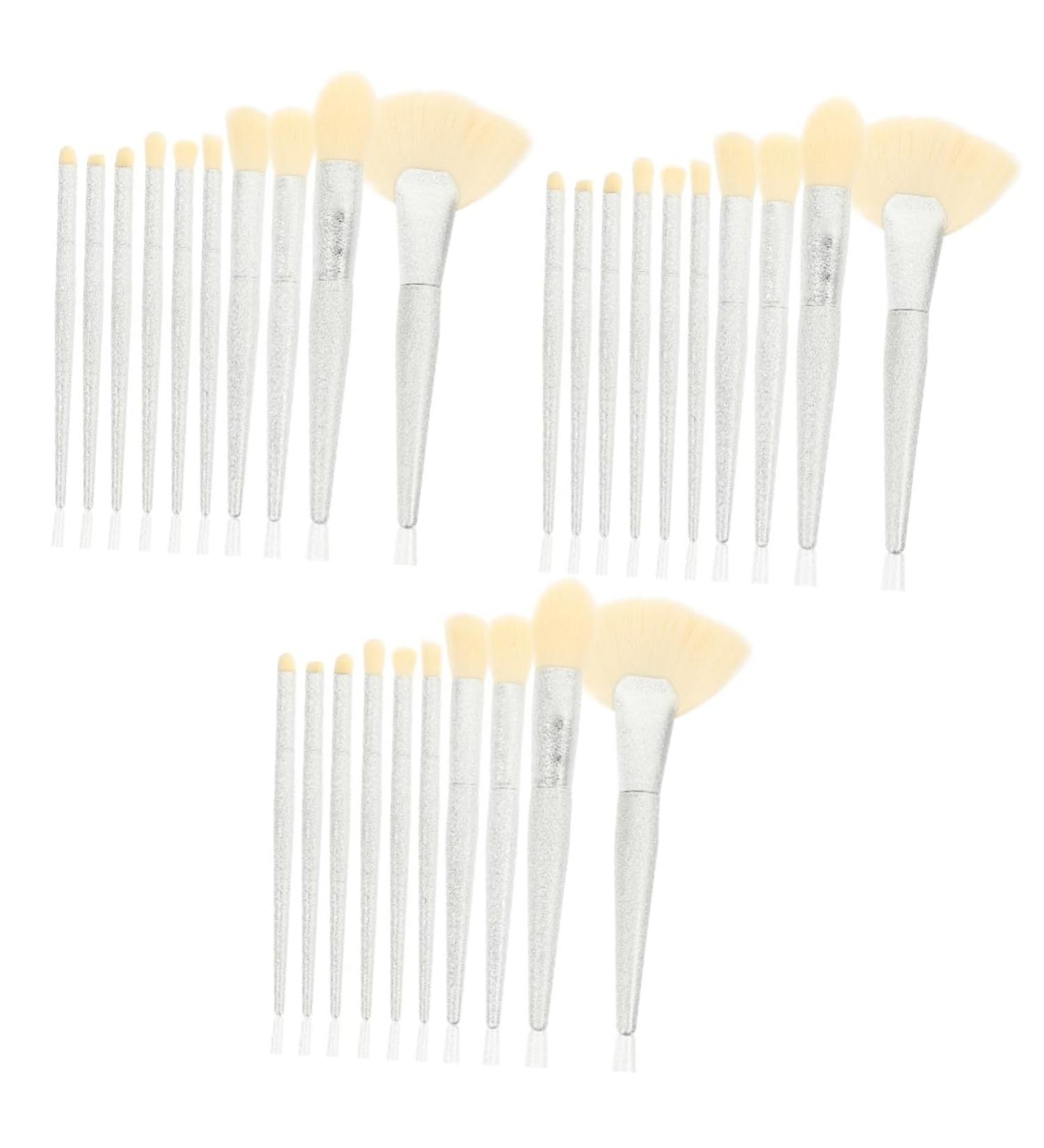 MAGICLULU 3 Sets Makeup Brush Women s Suits Makeup Powder Cosmetic Eye Brush Makeup Highlighter Makeup Foundation Brush Cosmetics Brush Elf Makeup White Blush Miss Plastic Soft - Buy Online on GoSupps.com