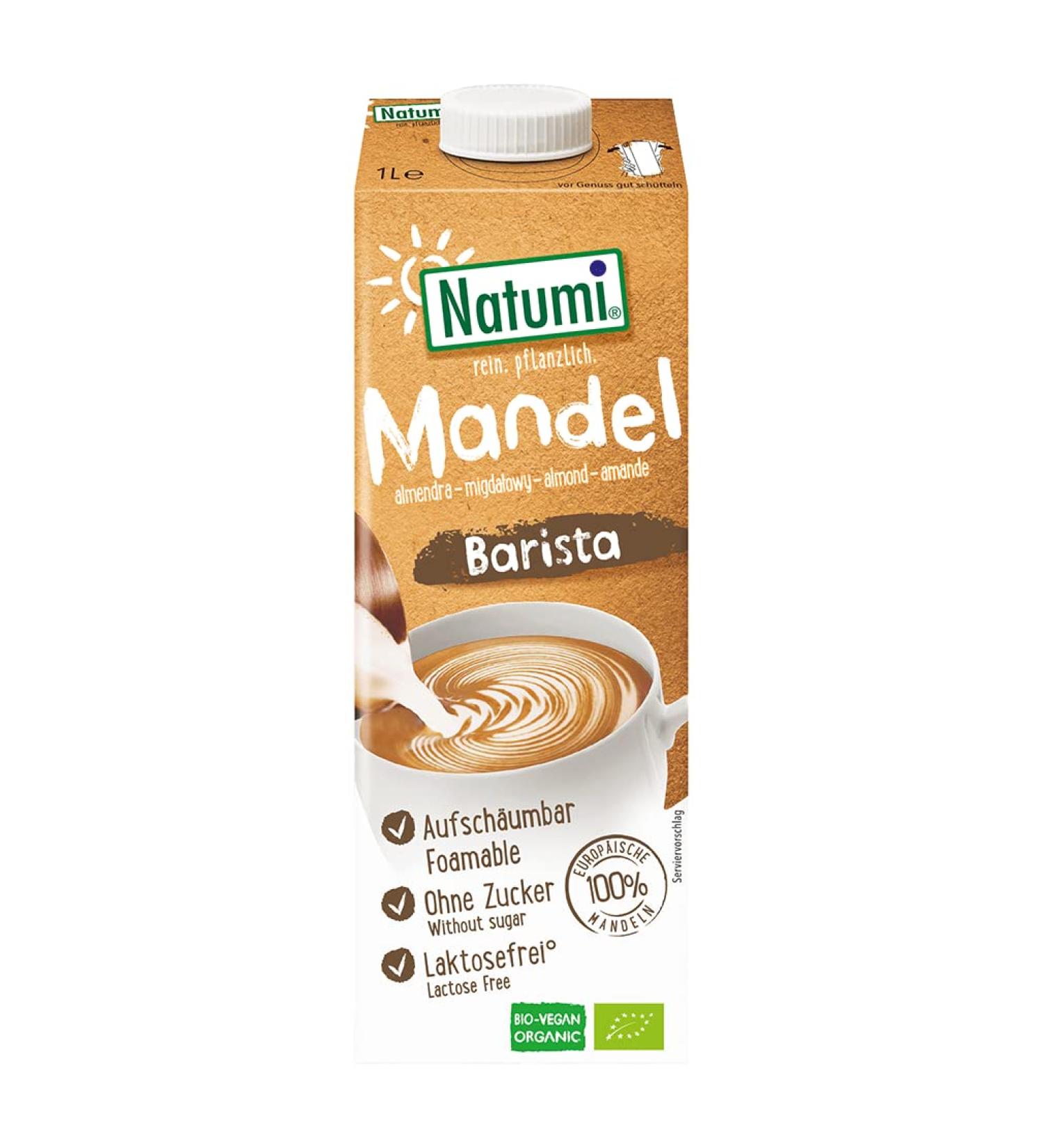 Natumi Organic Almond Drink Barista 24-pack (24 x 1 L)
