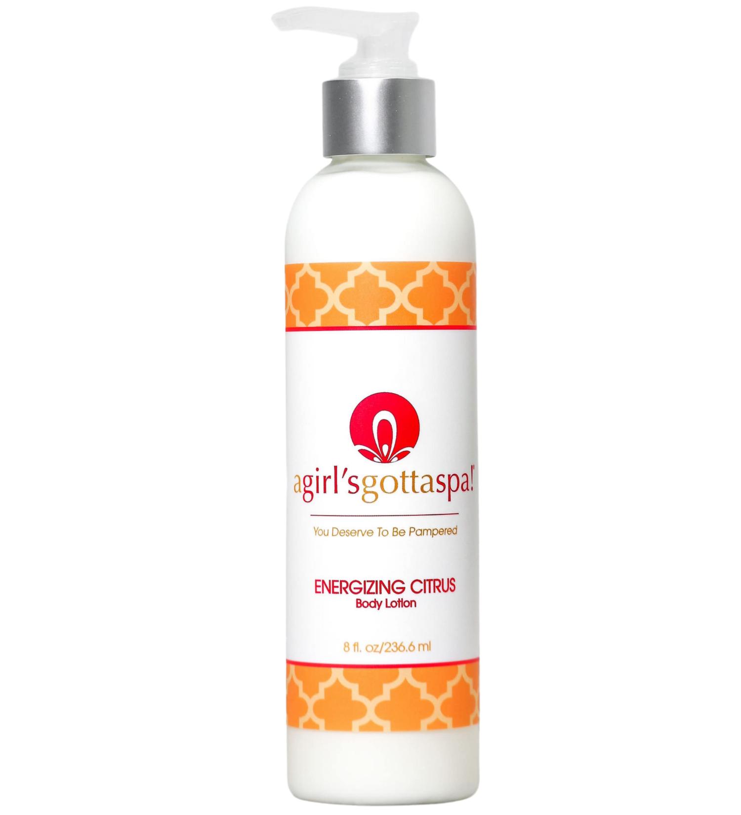 A Girl's Gotta Spa! Shea Butter Body Lotion - Natural Moisturizer for Dry Skin Non-Greasy Vegan Cruelty-Free | 8 Ounces Citrus - Shop Internationally - Buy Online on GoSupps.com