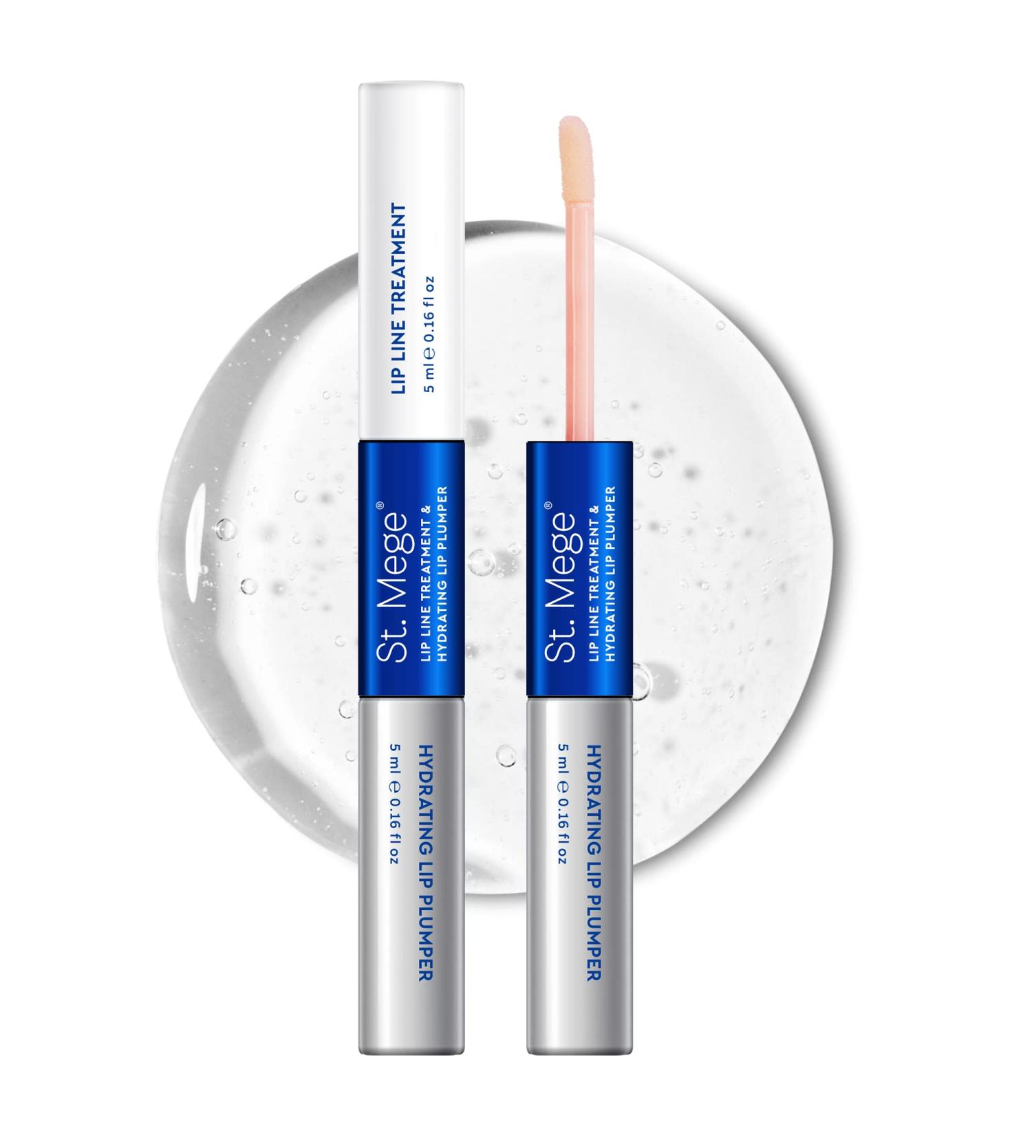 Lip Line Treatment & Hydrating Lip Plumper - 2-in-1 Anti-Wrinkle Lip Repair with Peptide, Squalane & Vitamin E - Lip Moisturizer, Filler, Primer & Gloss - Buy Online on GoSupps.com