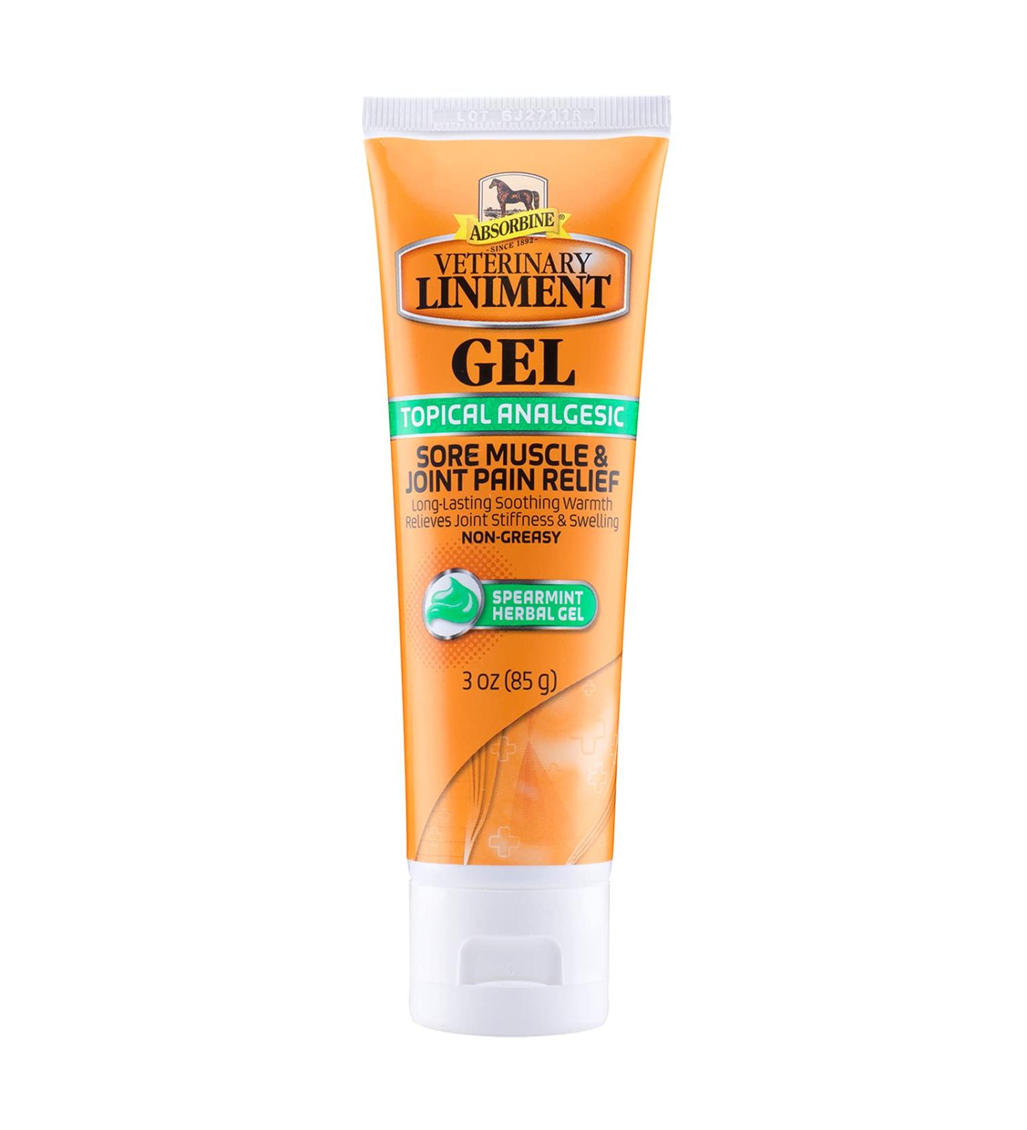 Absorbine Veterinary Liniment Gel - Menthol Pain Relief for Sore Muscles, Joints & Arthritis - Buy Online on GoSupps.com