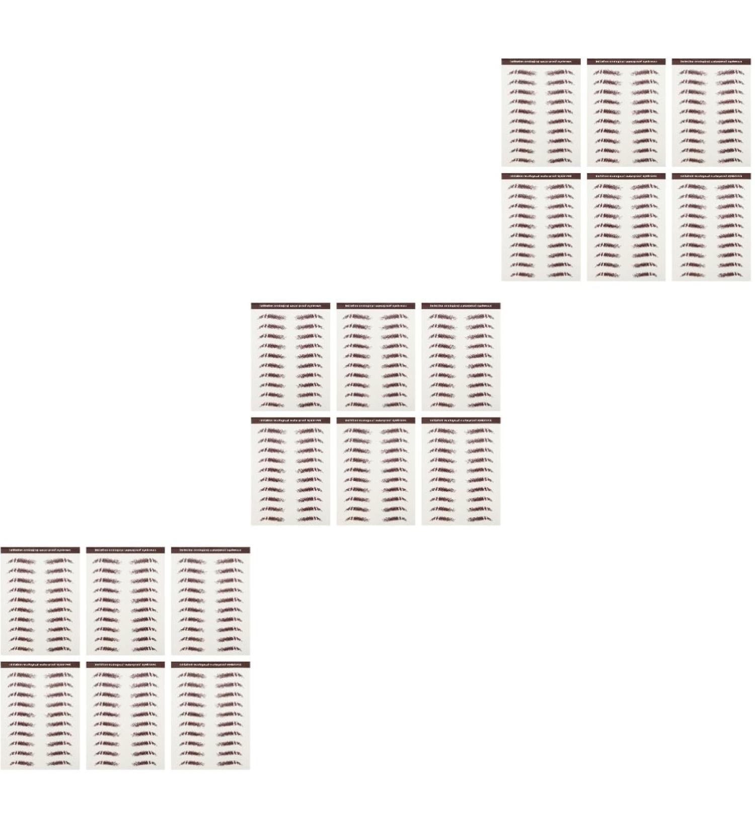 Beavorty 18 pcs eyebrow stickers decal stickers Brow Shaper Eyebrow Tattoos Stickers transfer stickers Miss - Buy Online on GoSupps.com