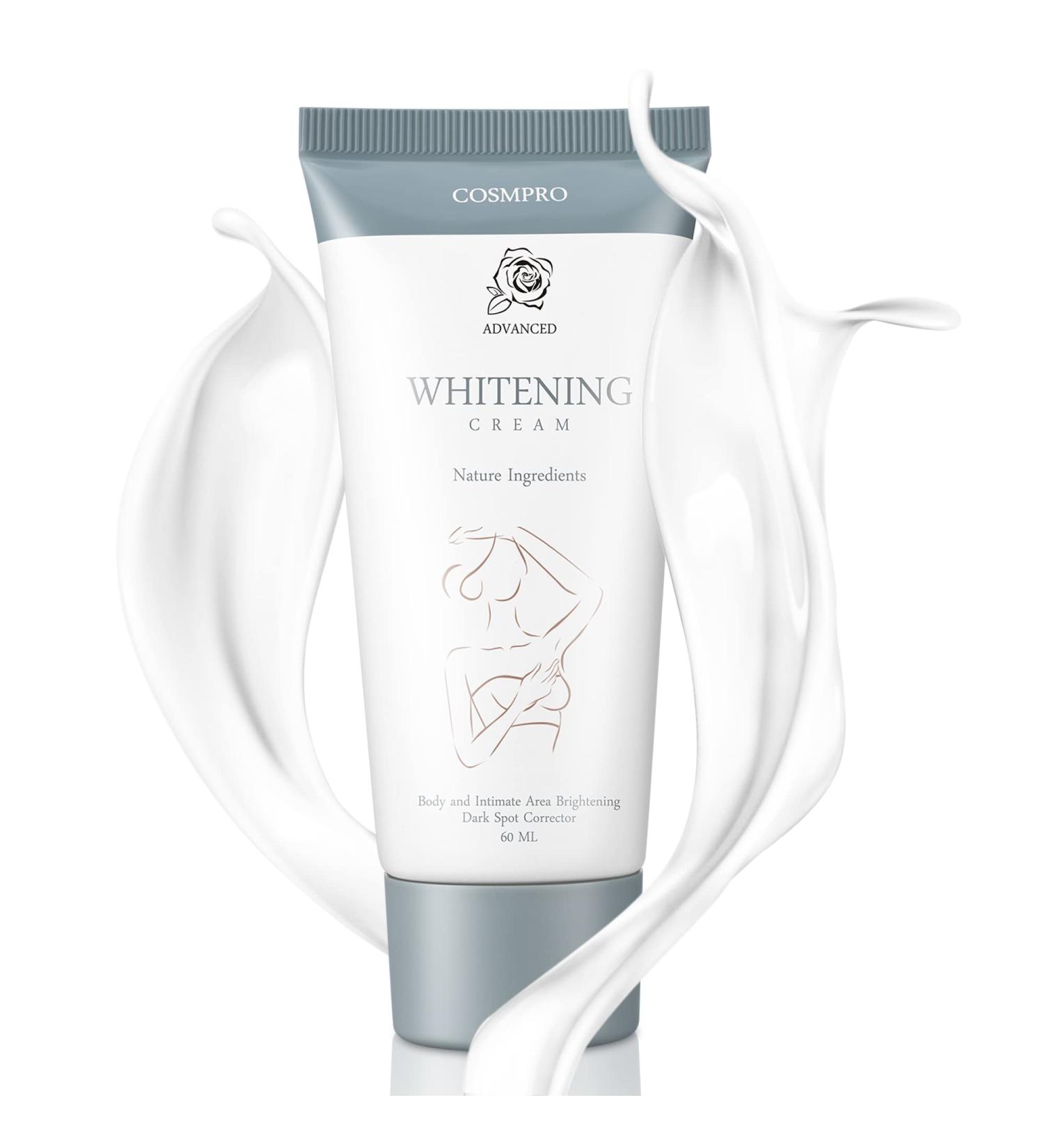 Natural Skin Bleaching Cream for Black Skin | Intimate Lightening for Body, Face & Private Parts | Brightening Dark Skin with Niacinamide & Arbutin - Buy Online on GoSupps.com