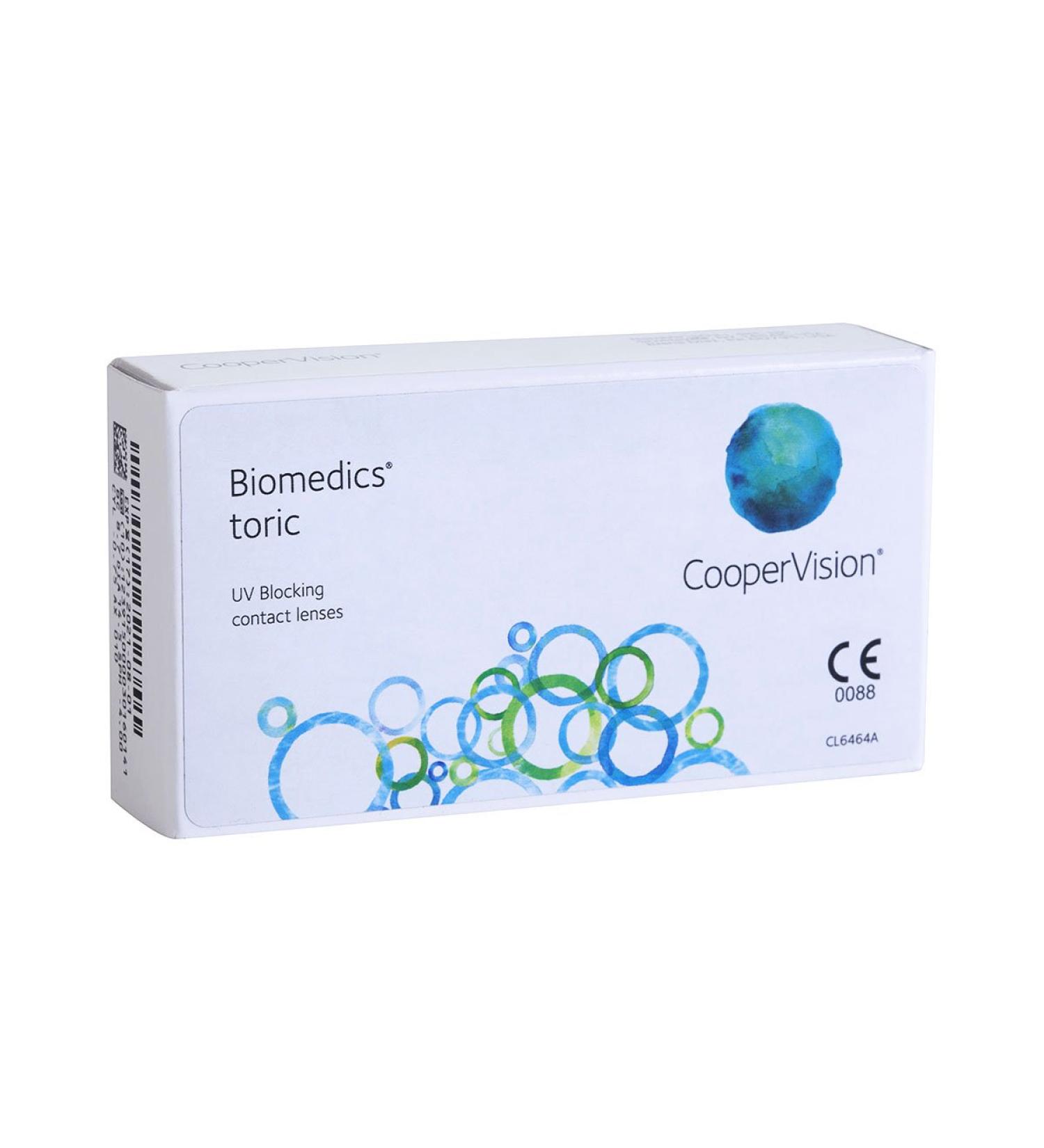 Cooper Vision AVAIRA toric monthly soft lenses 6 pieces/BC 8.5 mm/DIA 14.5 mm/CYL -1.25 / AXIS 140 / -1.75 diopters