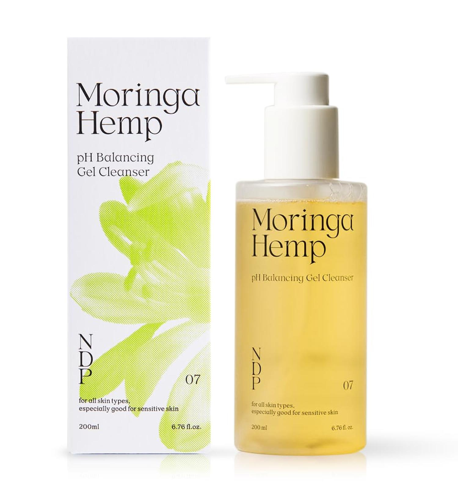 Buy Moringa Hemp Gel Face Cleanser 200ml | Hydrating pH Balancing & Nourishing | International Shipping - Buy Online on GoSupps.com