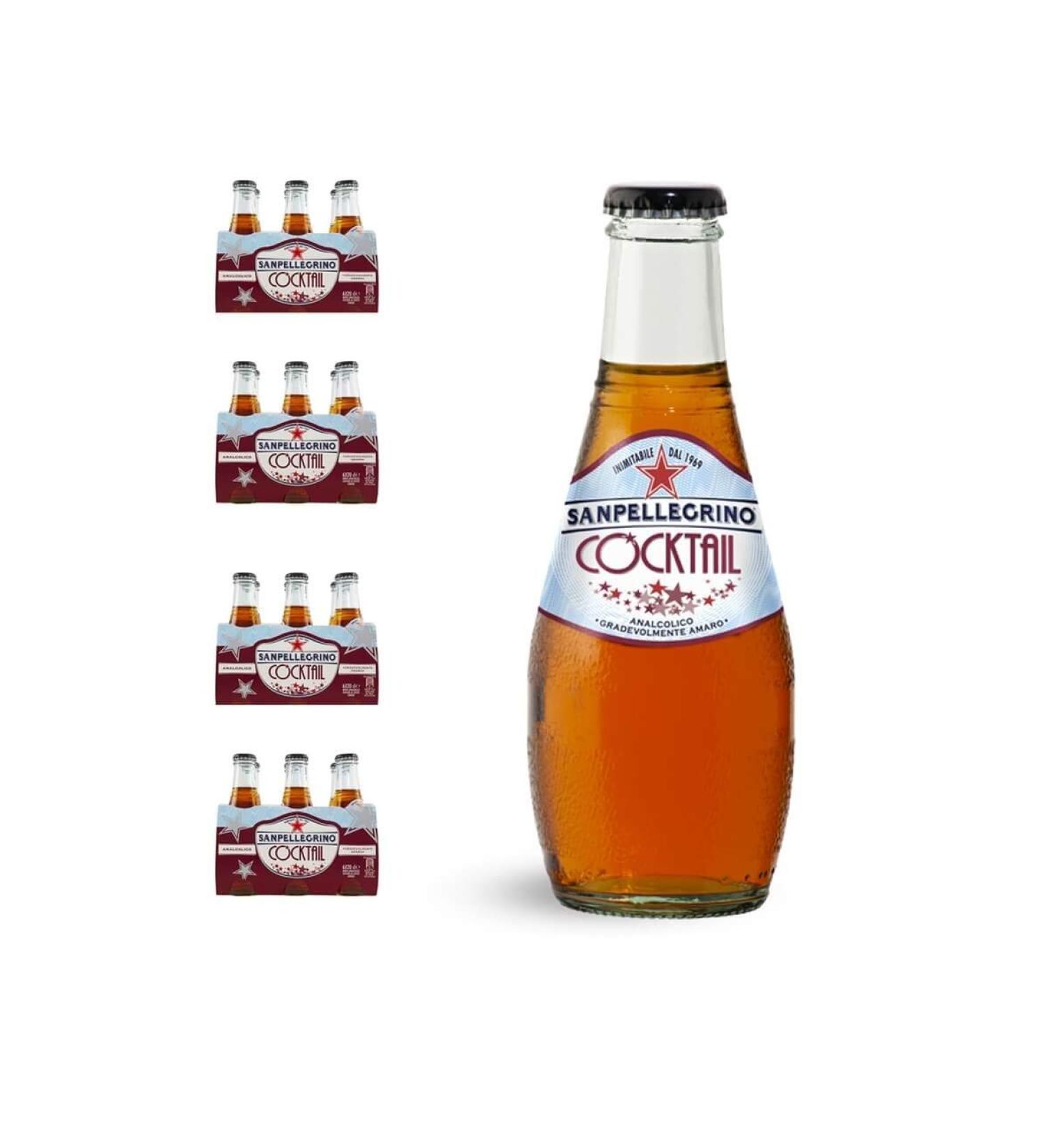 San Pellegrino 48x Ginger Flavor Drink Soda Aperitif 20 cl