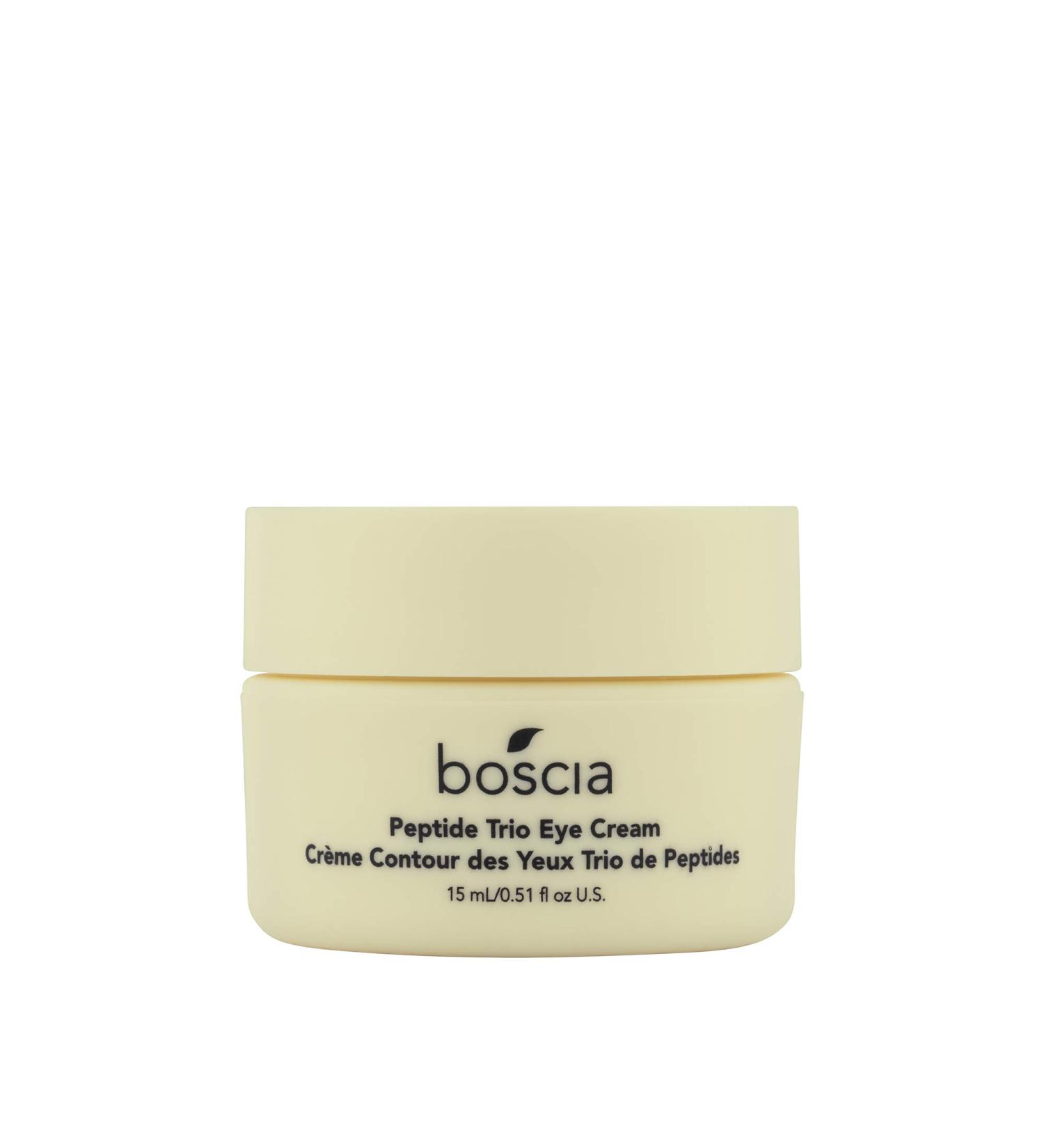 boscia Peptide Trio Eye Cream - Vegan Cruelty-Free Natural and Clean Skincare | Age-Defying Eye Cream with Peptide Blend and Organic Botanical Oils - Buy Online on GoSupps.com