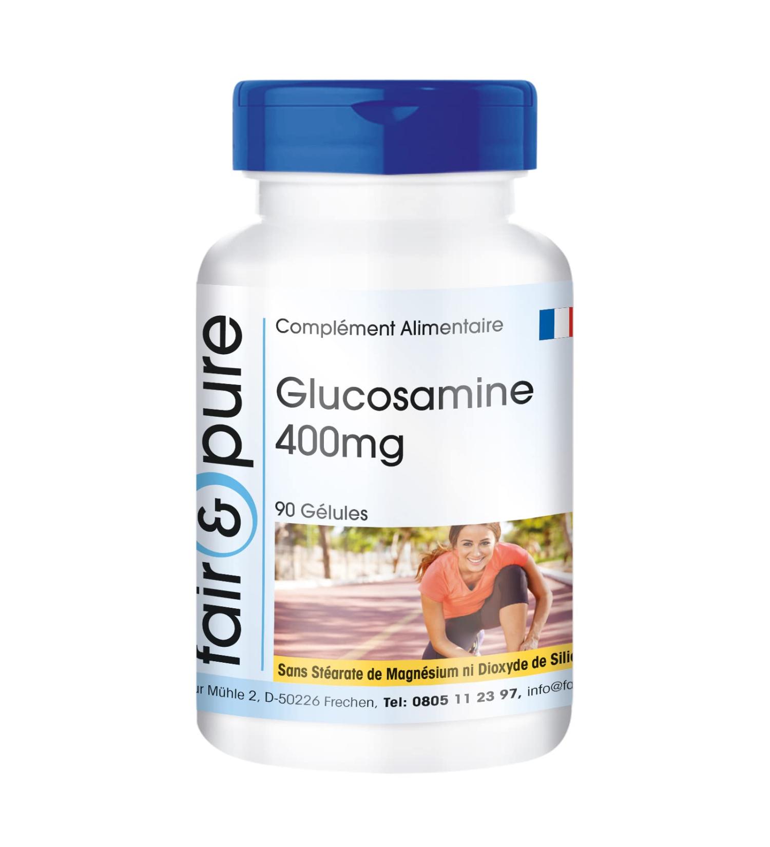 Fair & Pure - Glucosamine 400mg and Collagen 250mg - 90 capsules of Glucosamine - Buy Online on GoSupps.com
