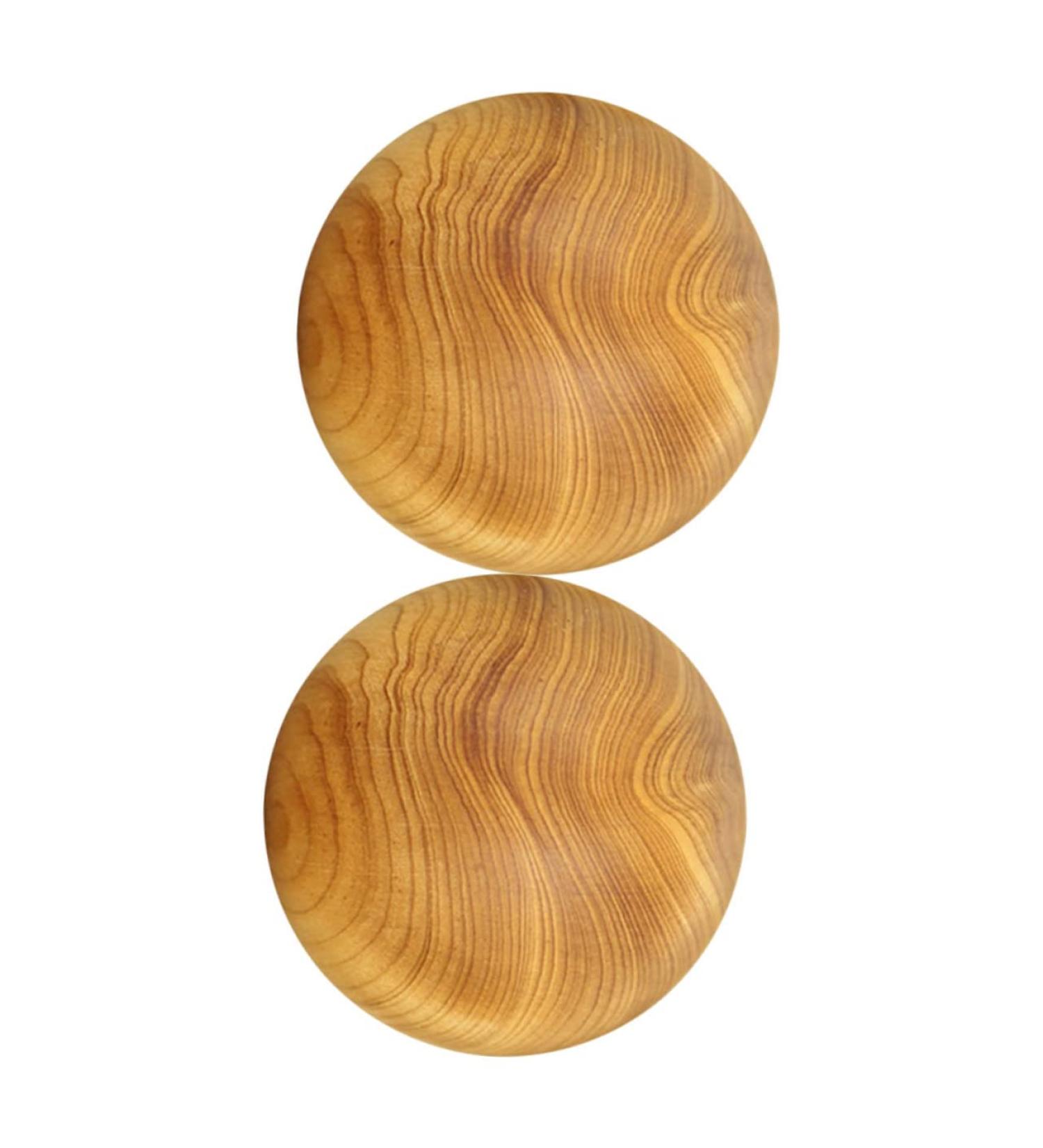 Lurrose 2-in-1 Wooden Massage Balls & Neck Device | Hand & Face Acupressure Roller for Seniors - International Shipping - Buy Online on GoSupps.com