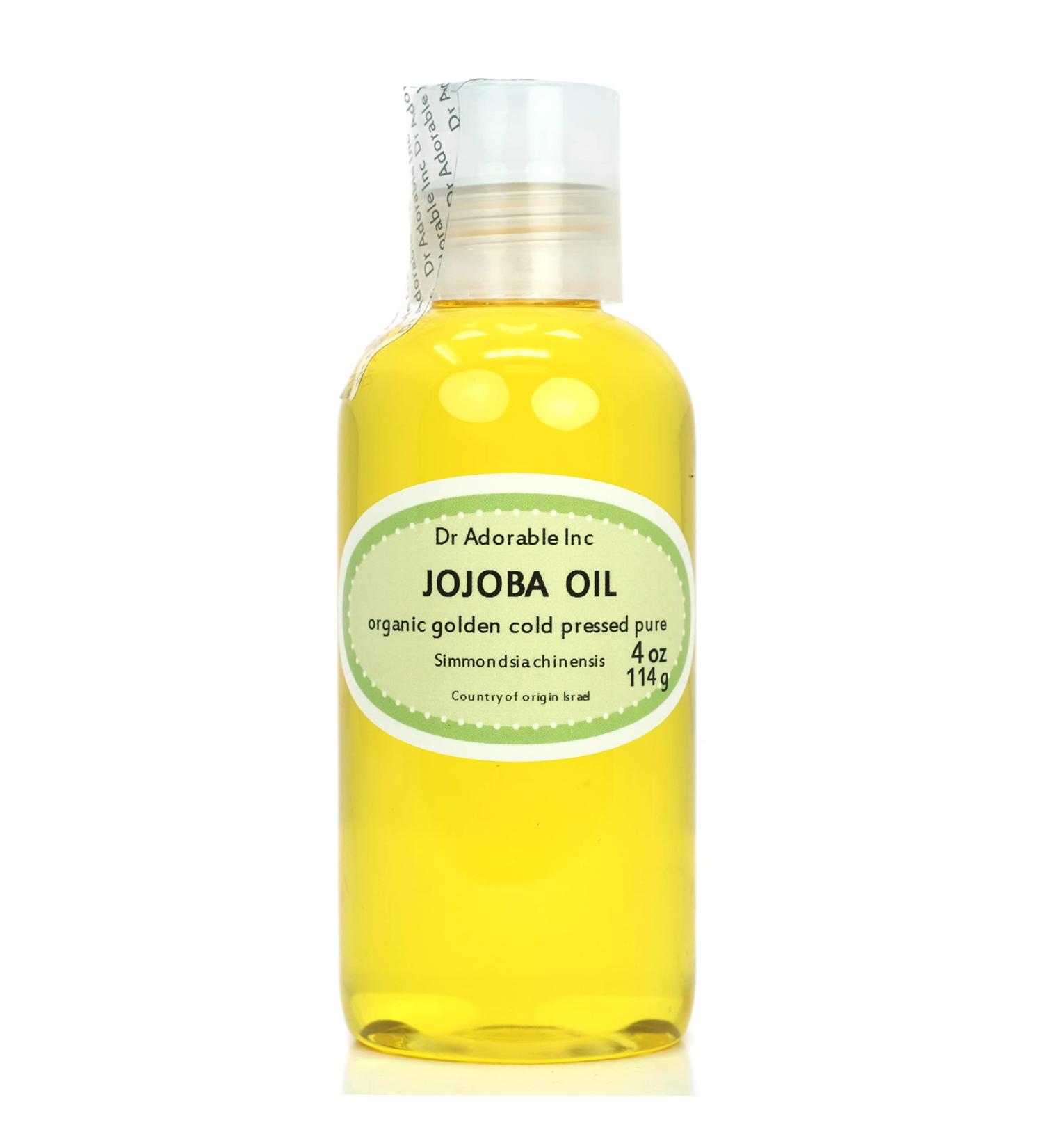 Jojoba Oil Golden Organic 100% Pure by Dr.Adorable 4 Oz - Buy Online on GoSupps.com