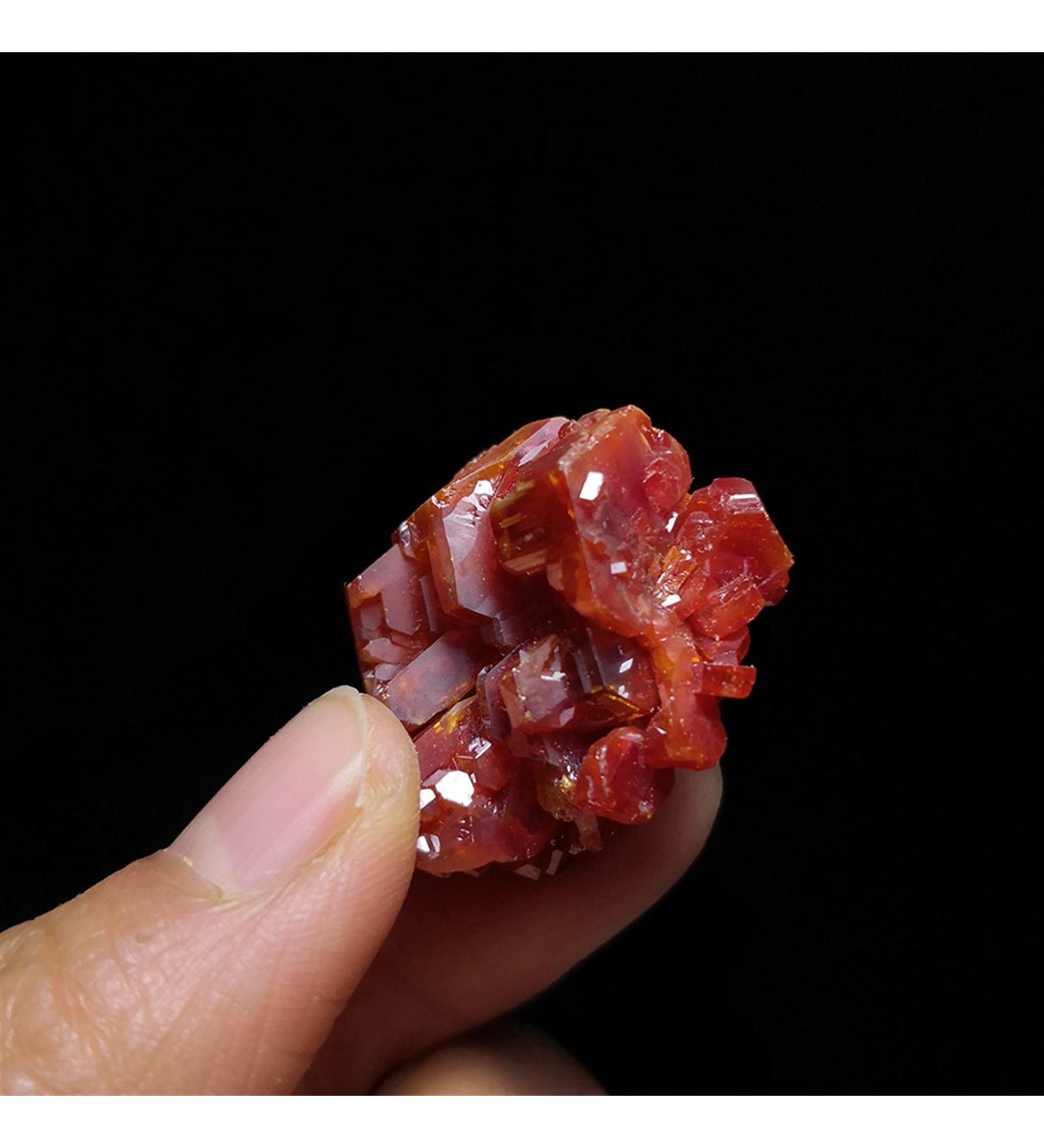 Natural Crystal Rough 26g Natural Stone Quartz Vanadinite Crystal Specimen from Morocco A4 Home Decoration Natural Stones Room Decoration Stone Mineral Specimen - Buy Online on GoSupps.com