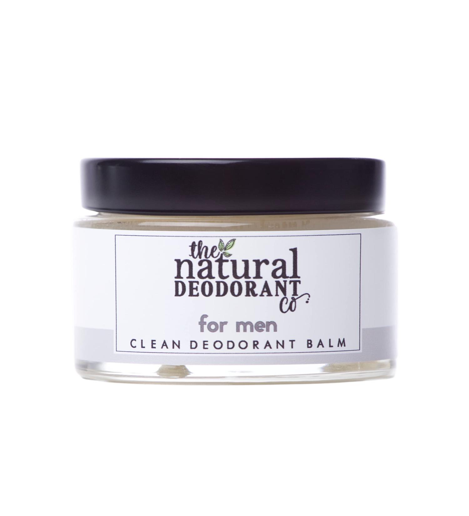 The Natural Deodorant Co Clean Deodorant Balm For Men 55g Aluminium Free Plastic Free All Day Protection - Buy Online on GoSupps.com