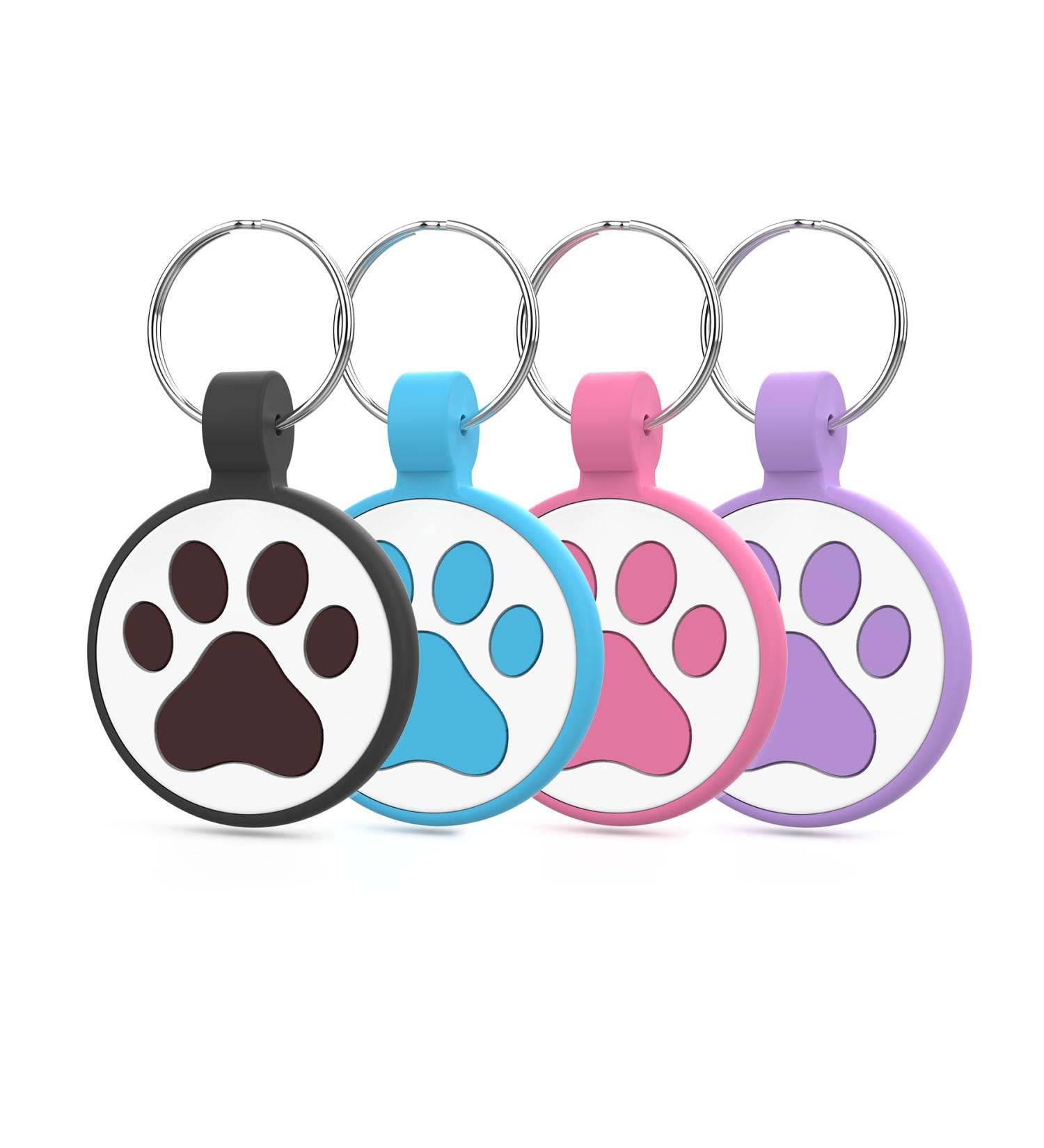 Whoseid QR Code Cat Tags - Changeable Pet Profiles & Emergency Contacts | Scannable ID for Medium to Large Breeds (Black Blue Rose Lilac) - Buy Online on GoSupps.com