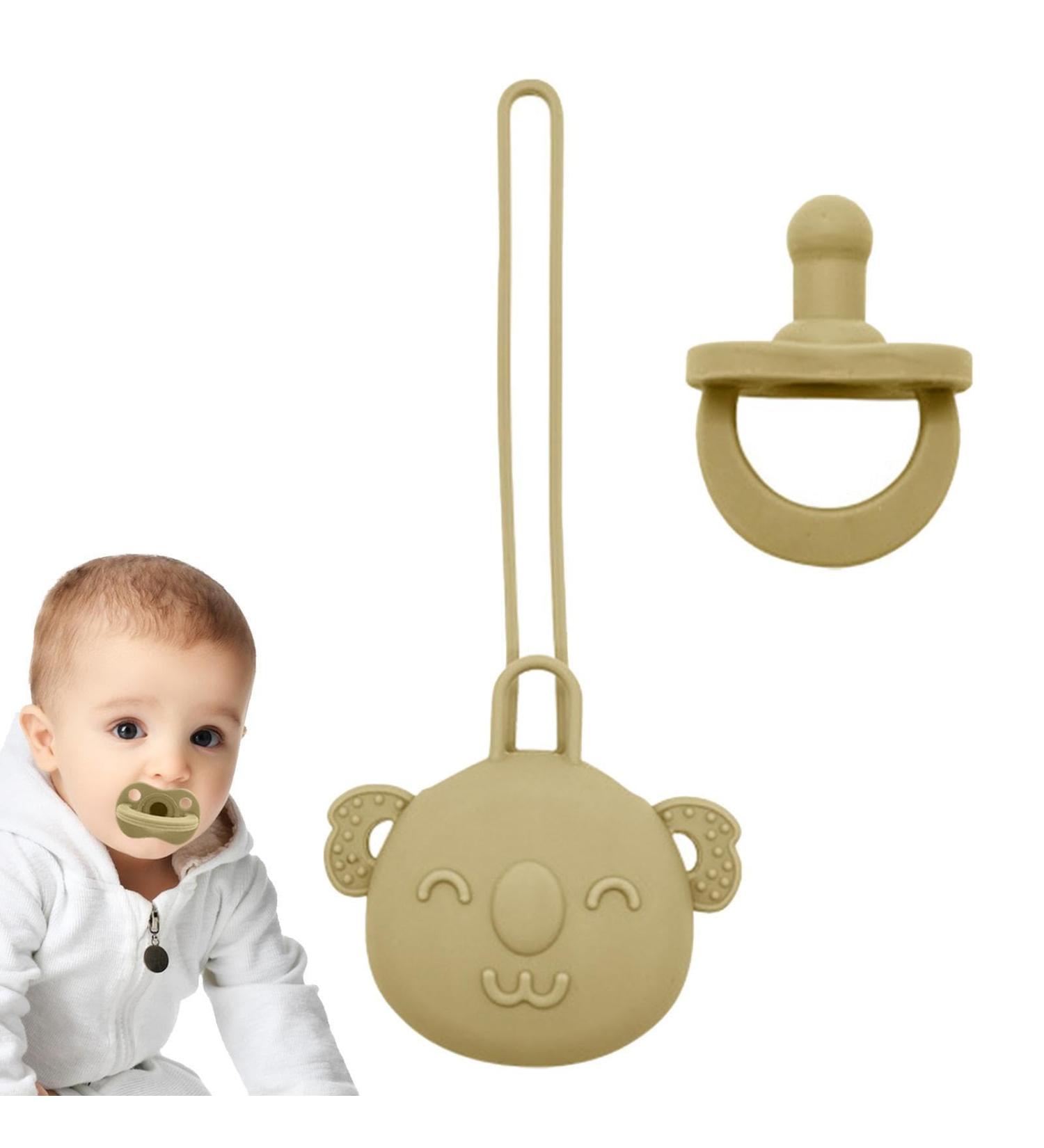 TioHeam Pacifier Holder Clip Set | Safe & Easy to Clean Schnulleretui for Travel Picnic Camping & Shopping - Perfect Baby Accessory - Buy Online on GoSupps.com