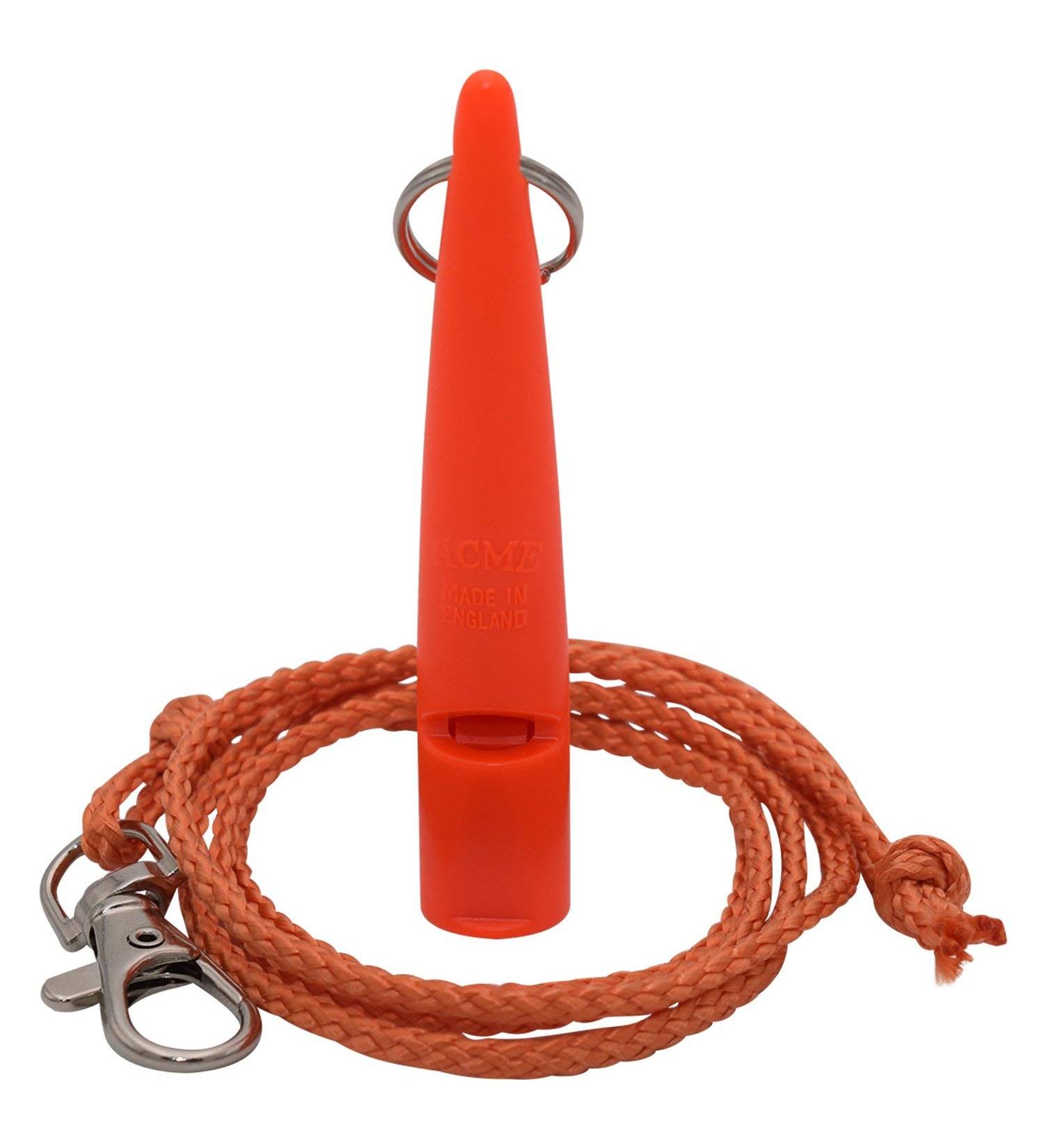 Acme Dog Whistle No. 210 Orange - Free Pipe Band | High Trill Sound | Original from England | Ideal for Dog Training - Buy Online on GoSupps.com