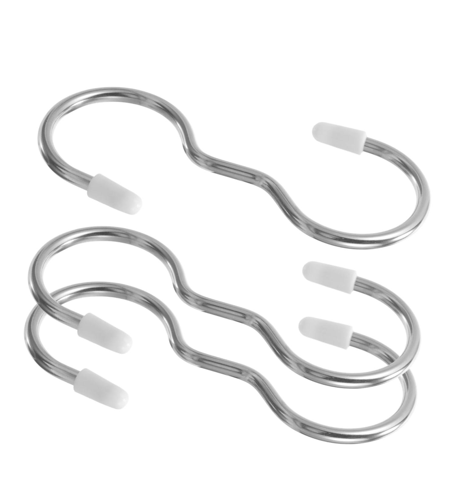 Alipis 3pcs Hook up Hangers Clothes Hanger Clothes Rack Towel Rack Coat Hooks Bathroom Door Stainless Steel - Buy Online on GoSupps.com