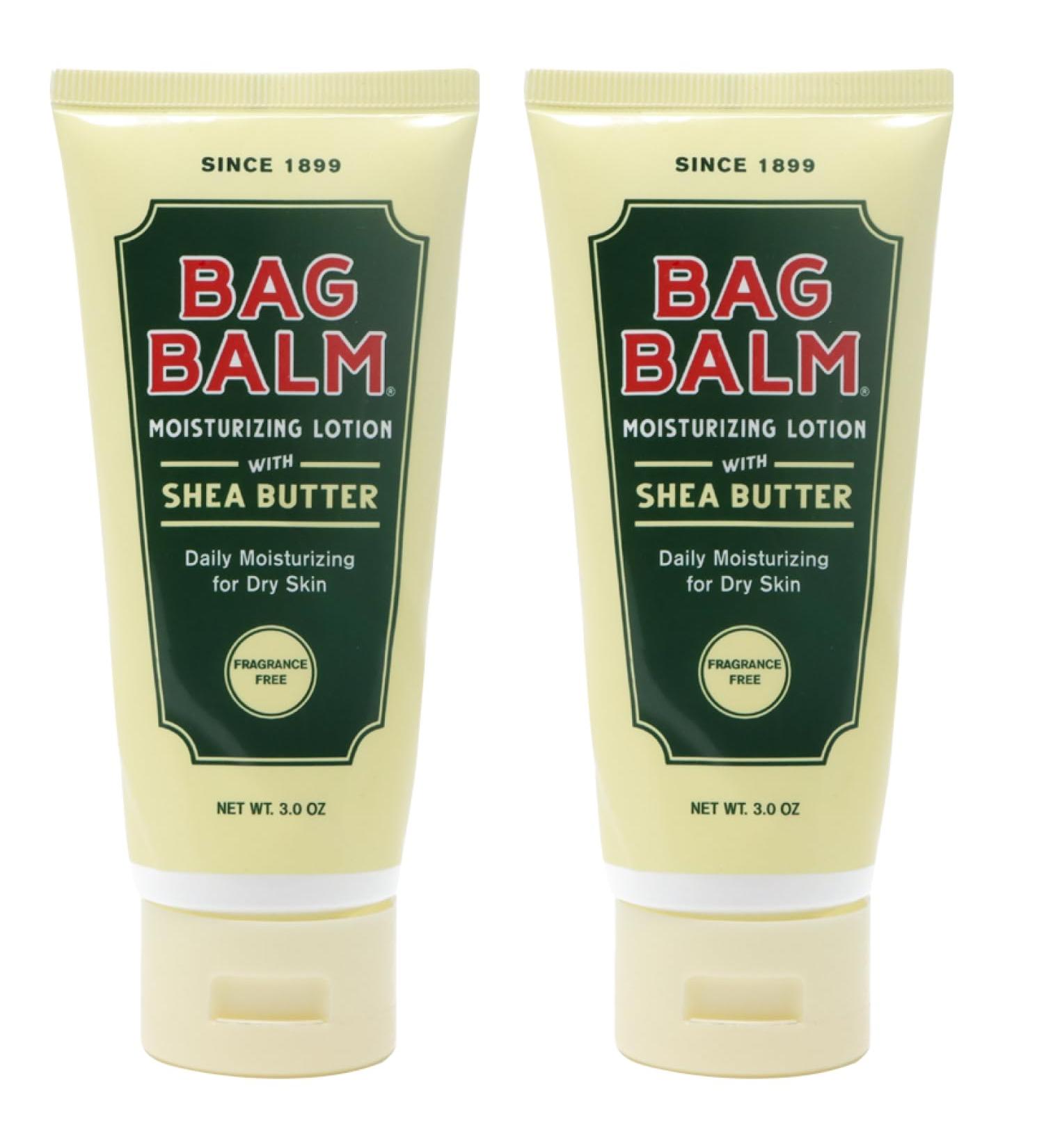 Bag Balm Vermont's Original Hand & Body Dry Skin Lotion with Shea Butter and Jojoba Daily Hand Lotion for Dry Hands - Fragrance-Free Non-Greasy Hand Moisturizer Tube - 3oz 2 Pack 3 Ounce (Pack of 2) - Buy Online on GoSupps.com