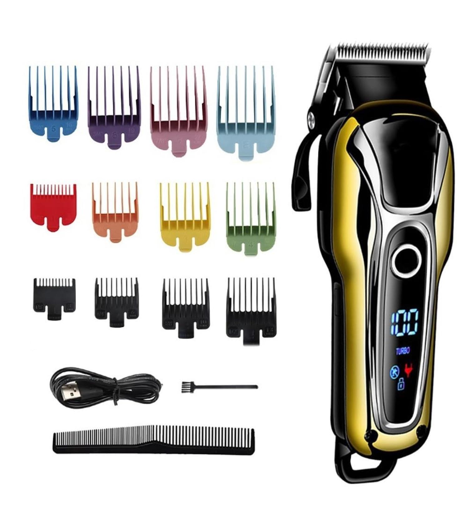 Hair Clippers Professional Hair Clipper Rechargeable Electric Hair Clipper Men's Trimmer Professional Electric Hair Clipper One Color - Buy Online on GoSupps.com