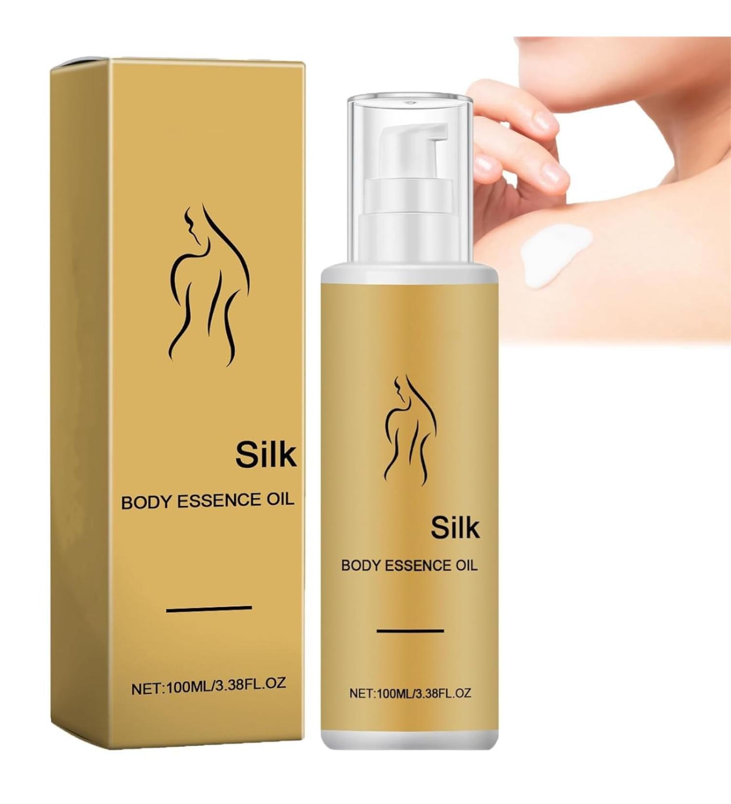 Silk Essence Body Oil Moisturizing Body Oil Firming Anti-Wrinkle Body Lotion Collagen Lifting Body Oil Reduce Fine Lines Smooth Skin for Women - Buy Online on GoSupps.com