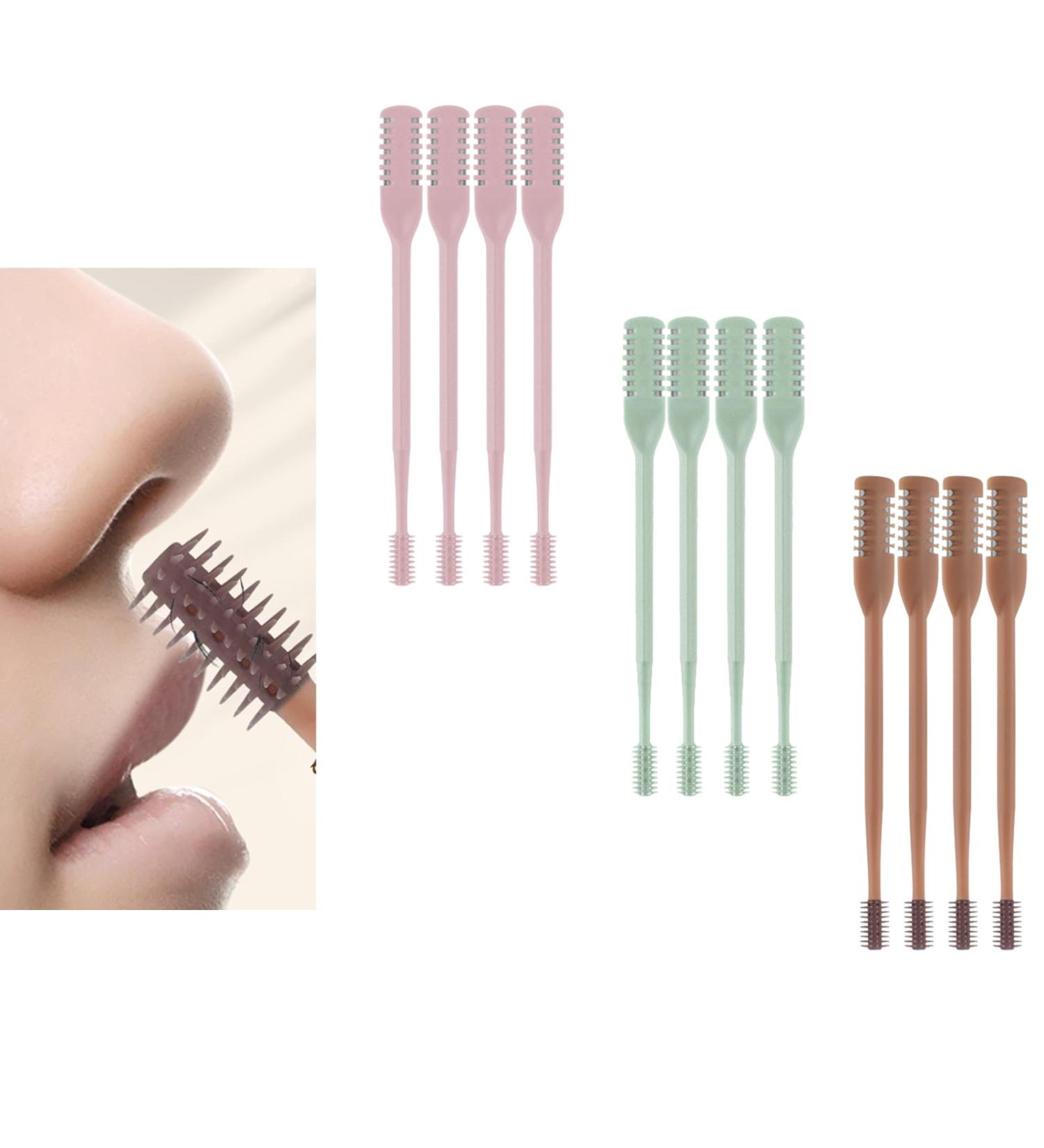2024 New Double Sided Nose Hair Knife Double Sided Nose Trimmer Nostril Hair Remover Tool 2-In-1 Nasal Hair Cutte Nasal Hair Cutter (12Pcs) - Buy Online on GoSupps.com