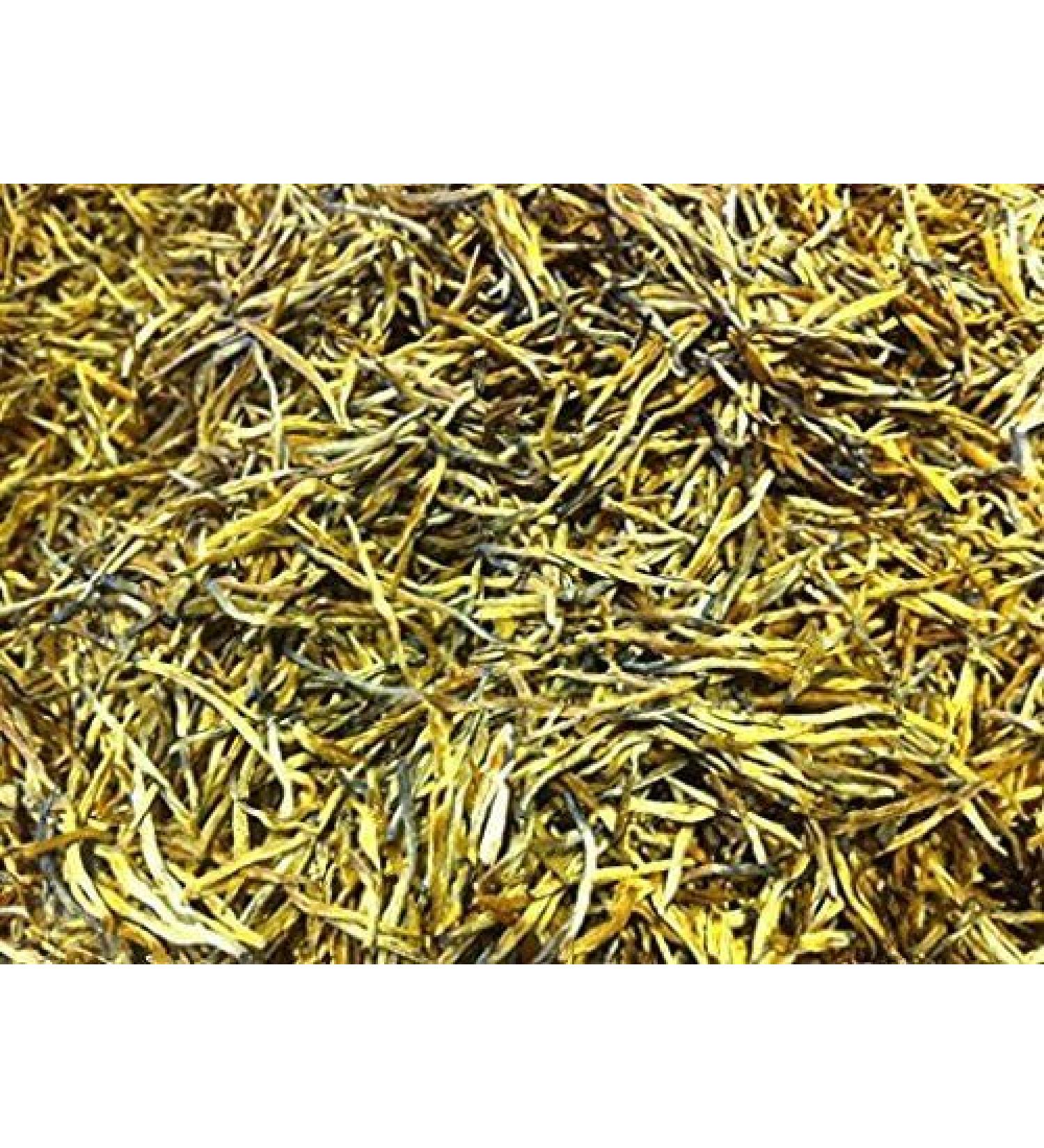 Top grade black tea with golden needle shape in bag packing total 1 Pound(454 g).