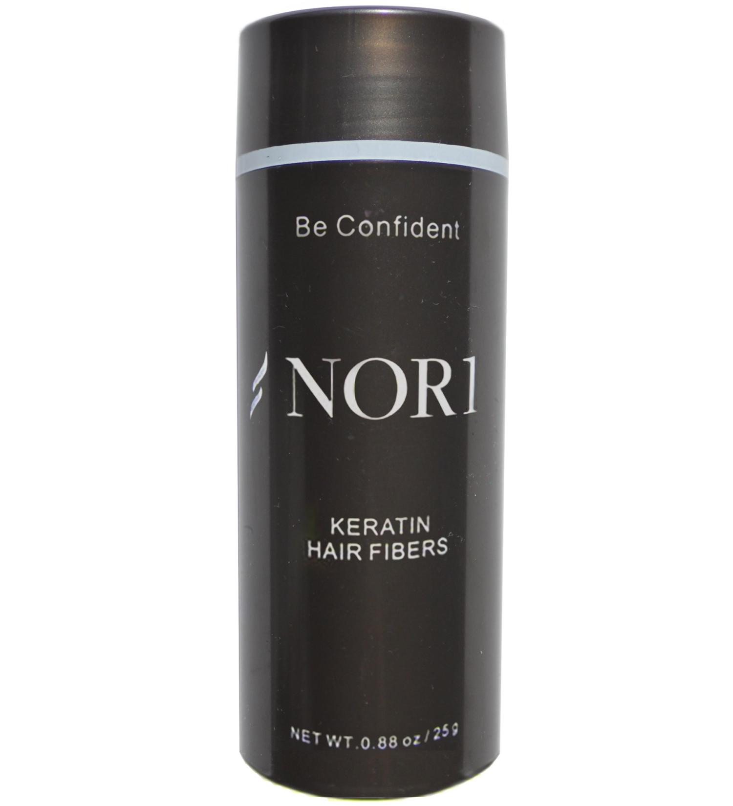 Nor1 Keratin Hair Building Fibers 25g Light Blonde - Hair Fiber Filler for Thinning Hair - Men and Women Concealer - Fuller Hair in Seconds - Buy Online on GoSupps.com