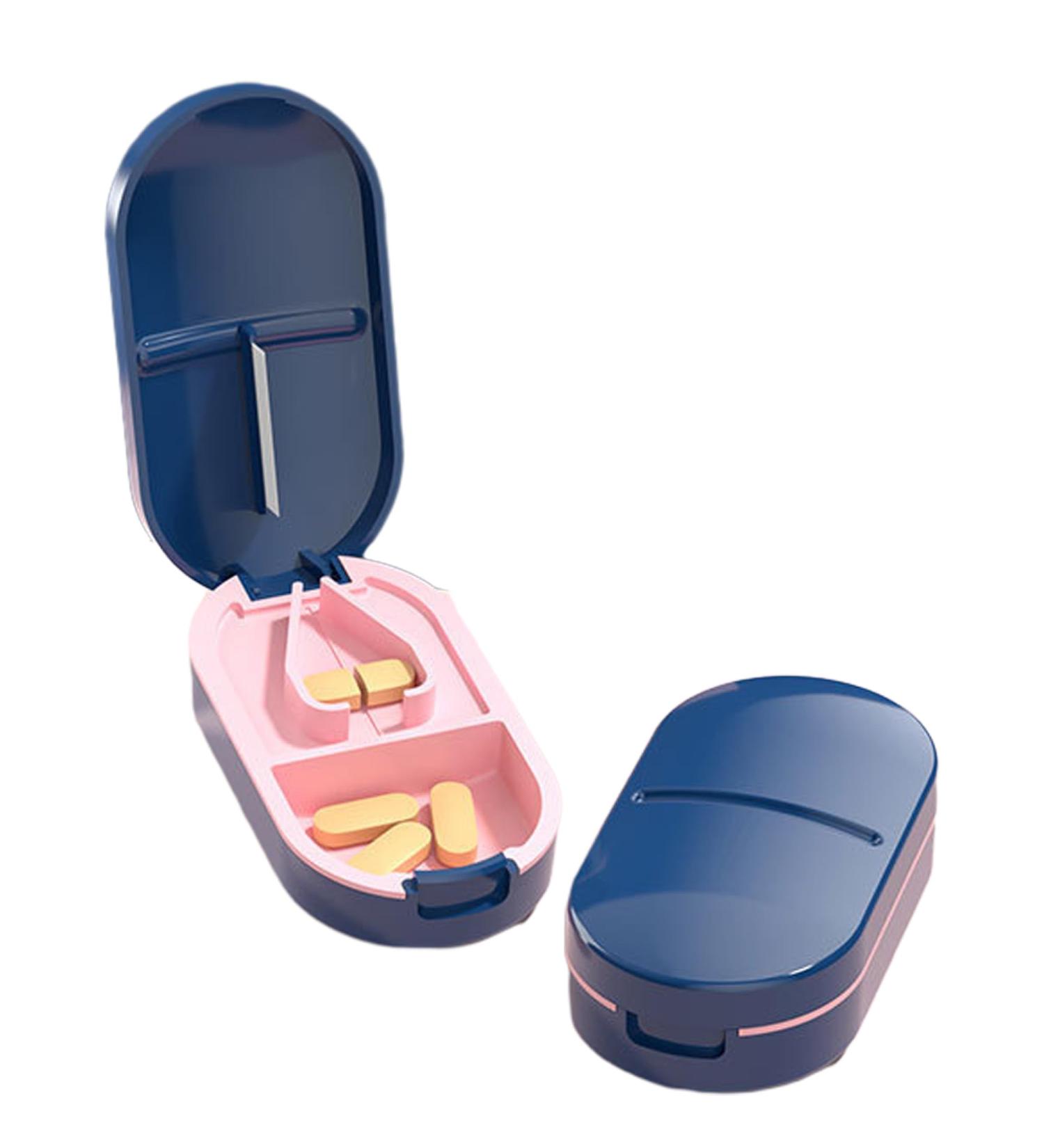 Pill Cutter - Portable, Precise Cutting Tablet Cutter for Small or Large Pills - Ideal for Home and Travel Use - Easy to Clean - Buy Online on GoSupps.com