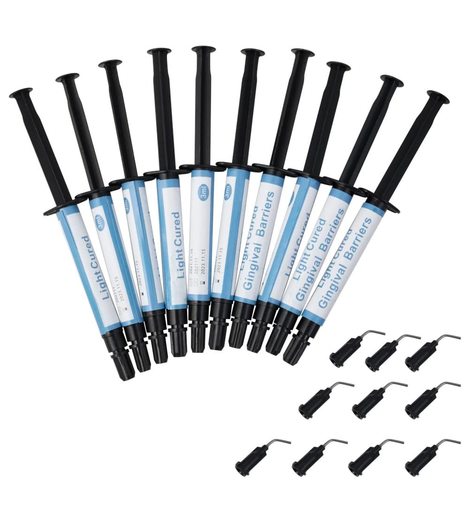 10Pcs 3ml Professional Teeth Whitening Gel Polyacrylic Resin Gingival Protection Gel Teeth Whitening Gel for Dental Clinic and Home Use - Buy Online on GoSupps.com