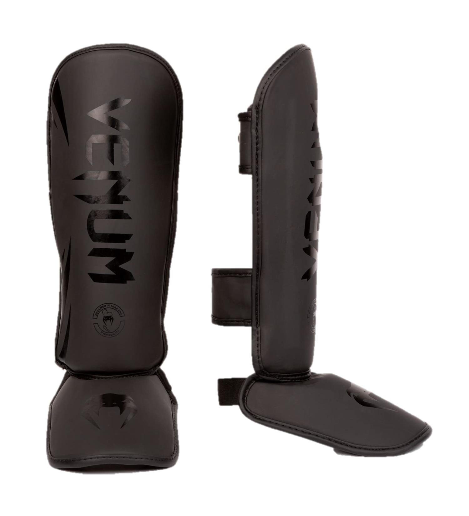 Venum Challenger Kids Shin Guard - Unisex Black/Black | International Shipping - Buy Online on GoSupps.com