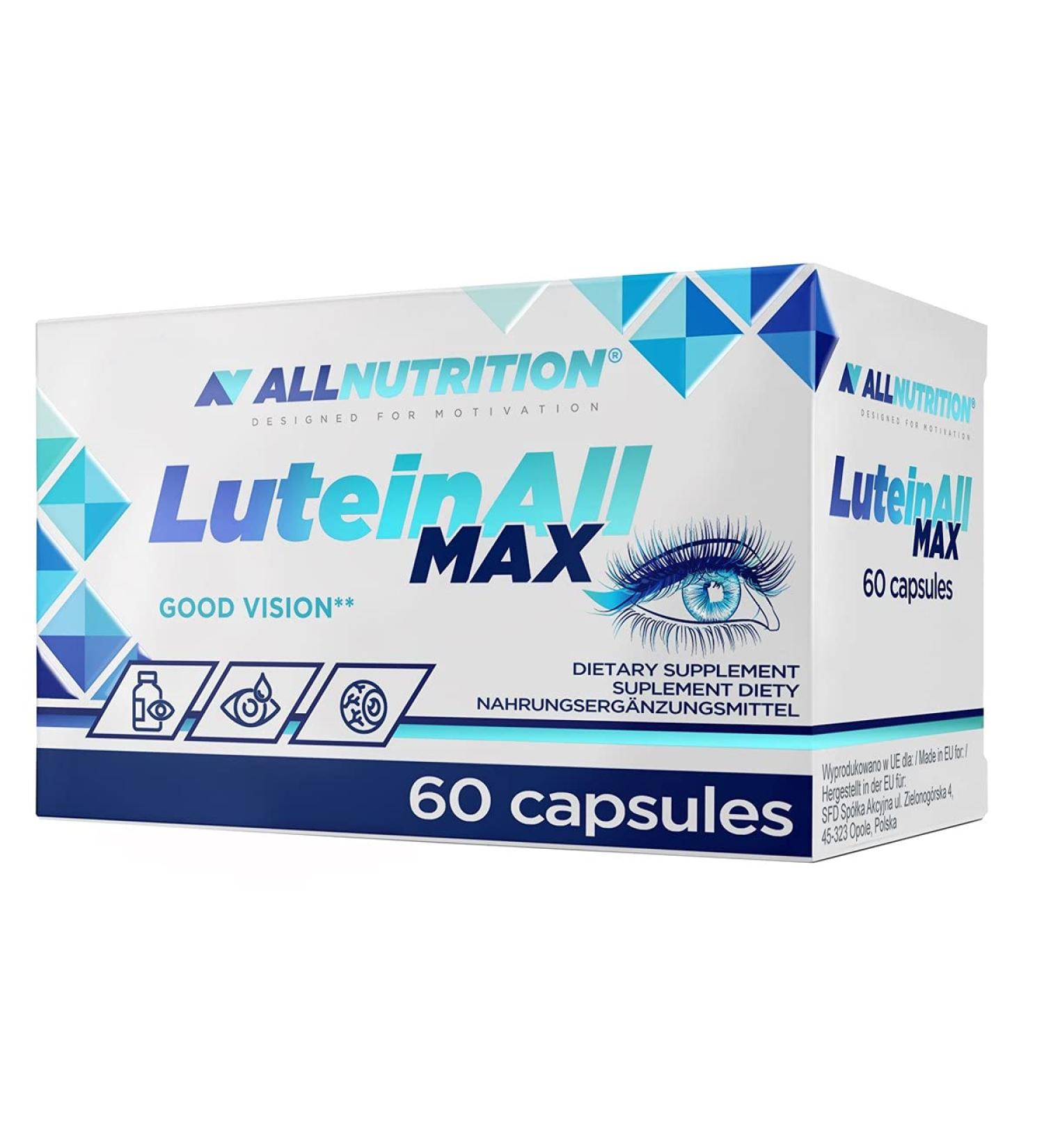 All -Nutrition adaptogens for better immunity and balance -tail nutritional element Healthy supplement training support - vitamins minerals 60 capsules luteinall max