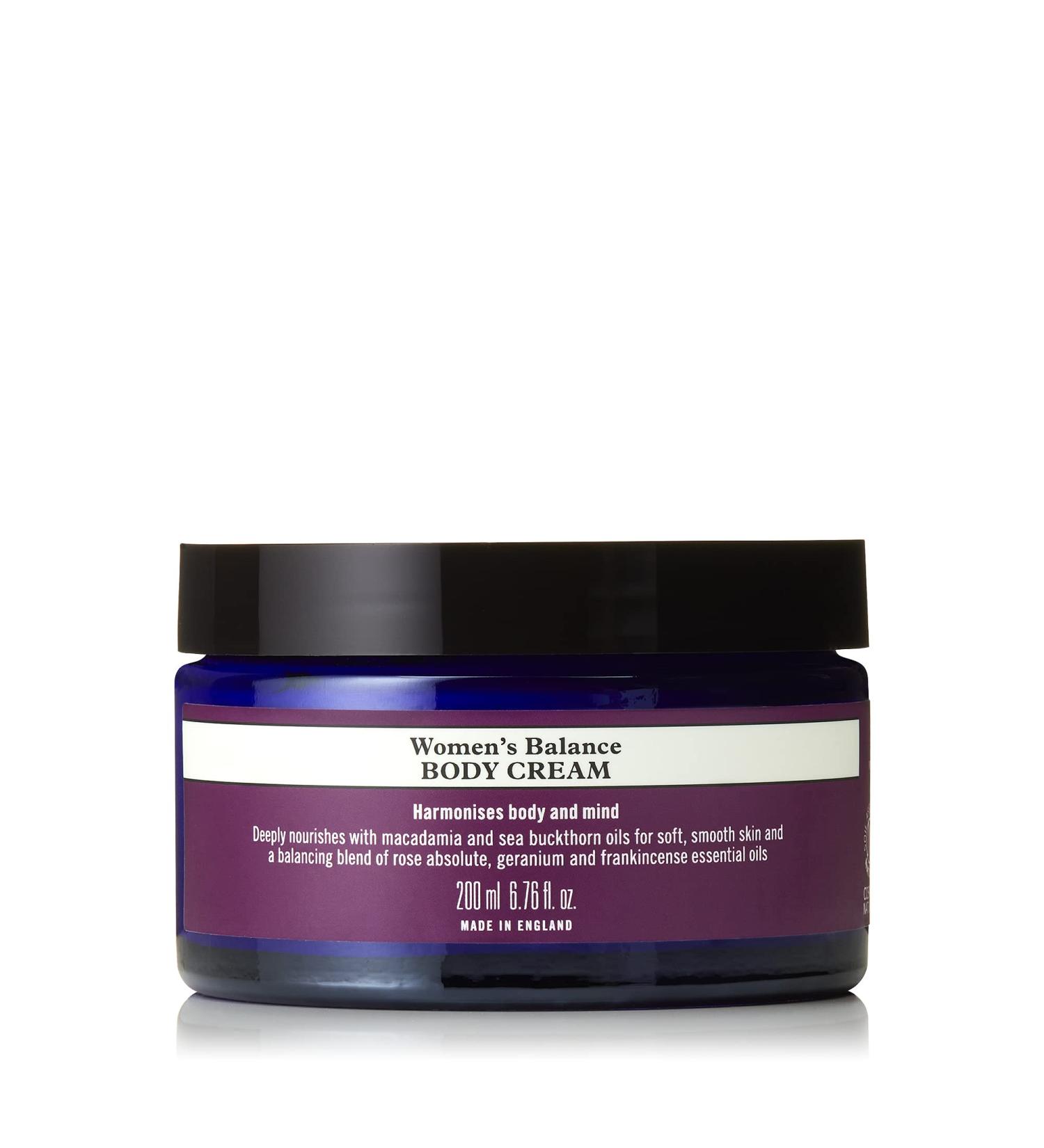Neal's Yard Remedies | Women's Balance Body Cream | Vegan | Skin Care Gifts for Women | Deeply Nourishing Cream with a Balancing Blend of Essential Oils | 200ml - Buy Online on GoSupps.com