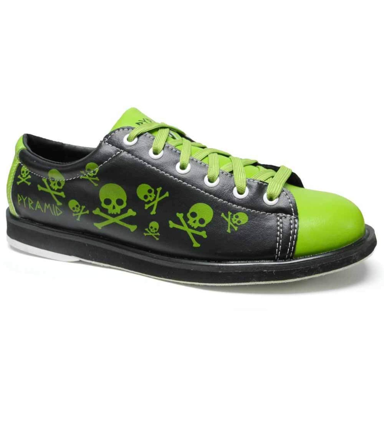 Pyramid Men's Skull Green/Black Bowling Shoes 9 - Stylish and Durable Footwear for Bowling Enthusiasts - Buy Online on GoSupps.com